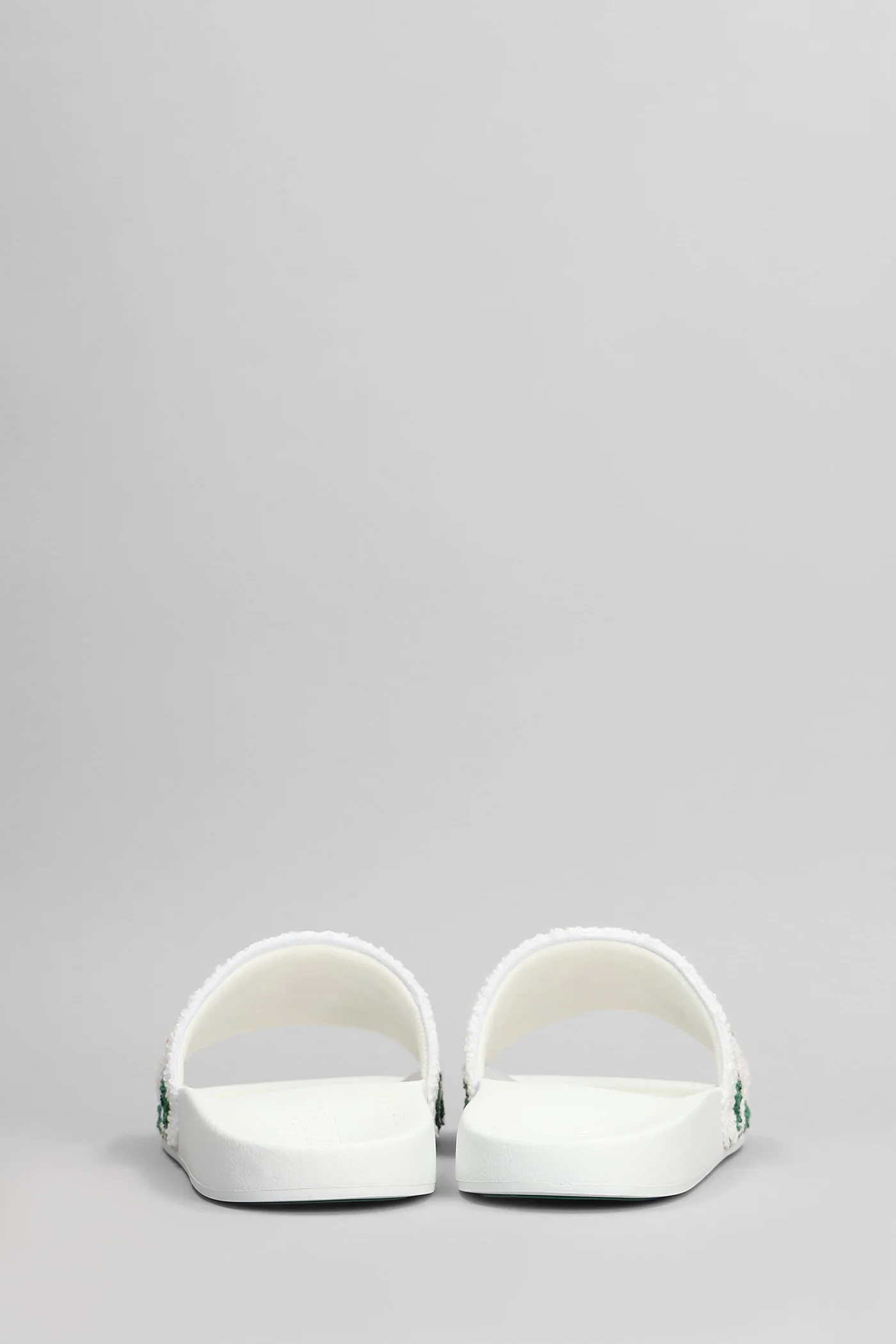 Flats in white polyester - Image 4