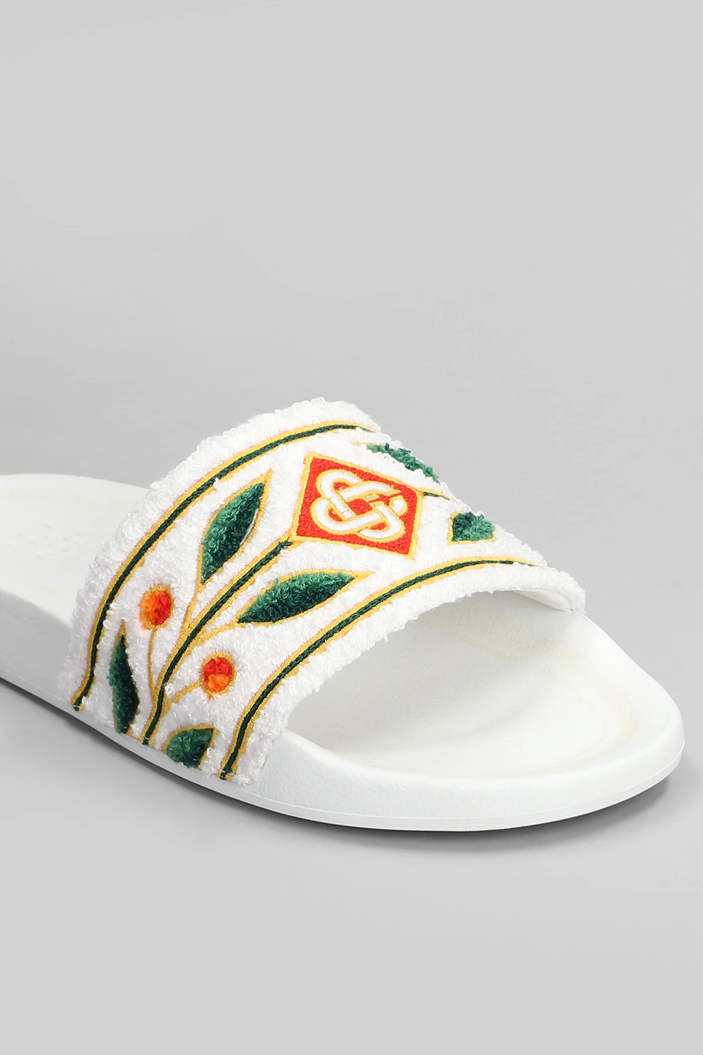 Flats in white polyester - Image 5