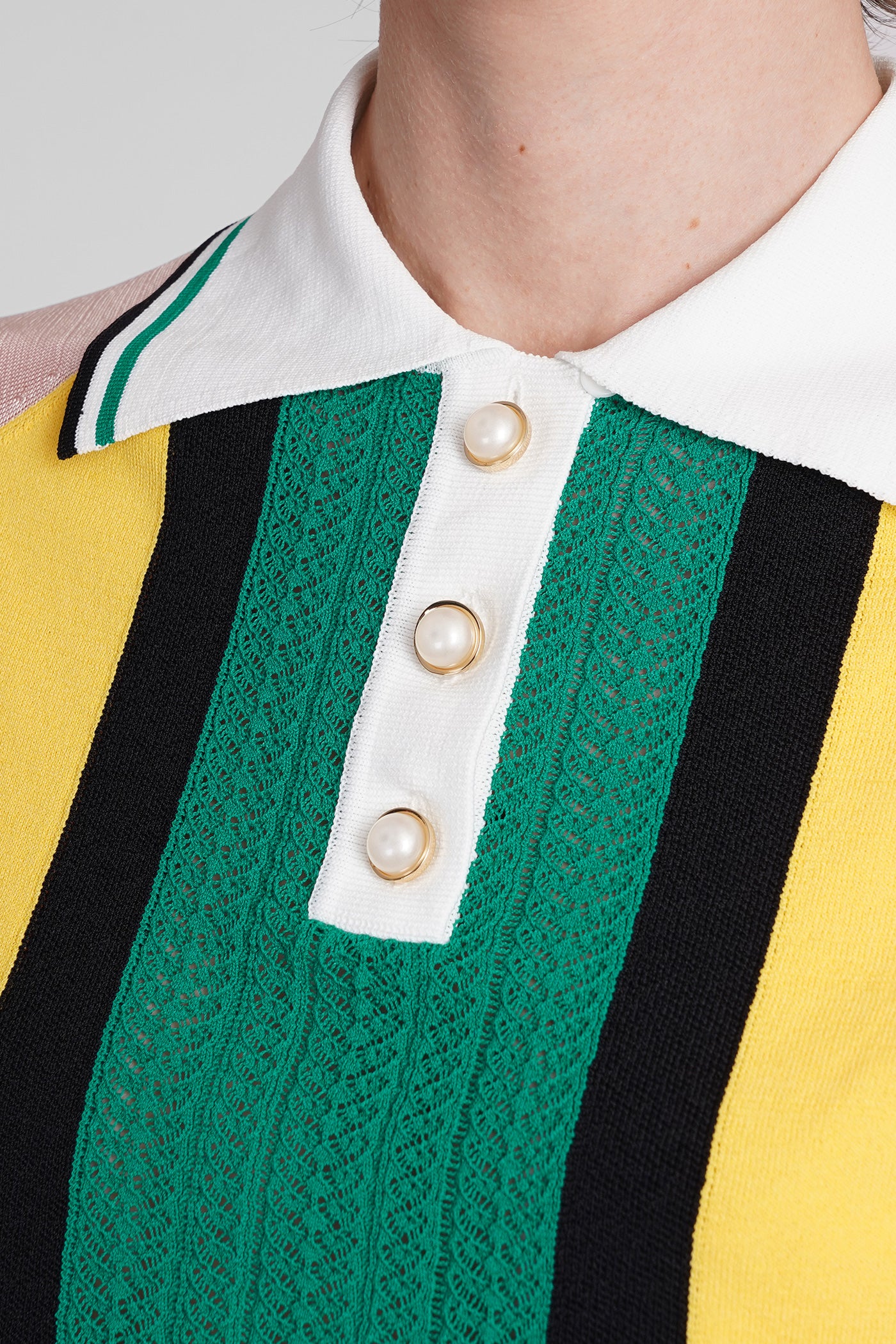 Polo in multicolor viscose - Image 5