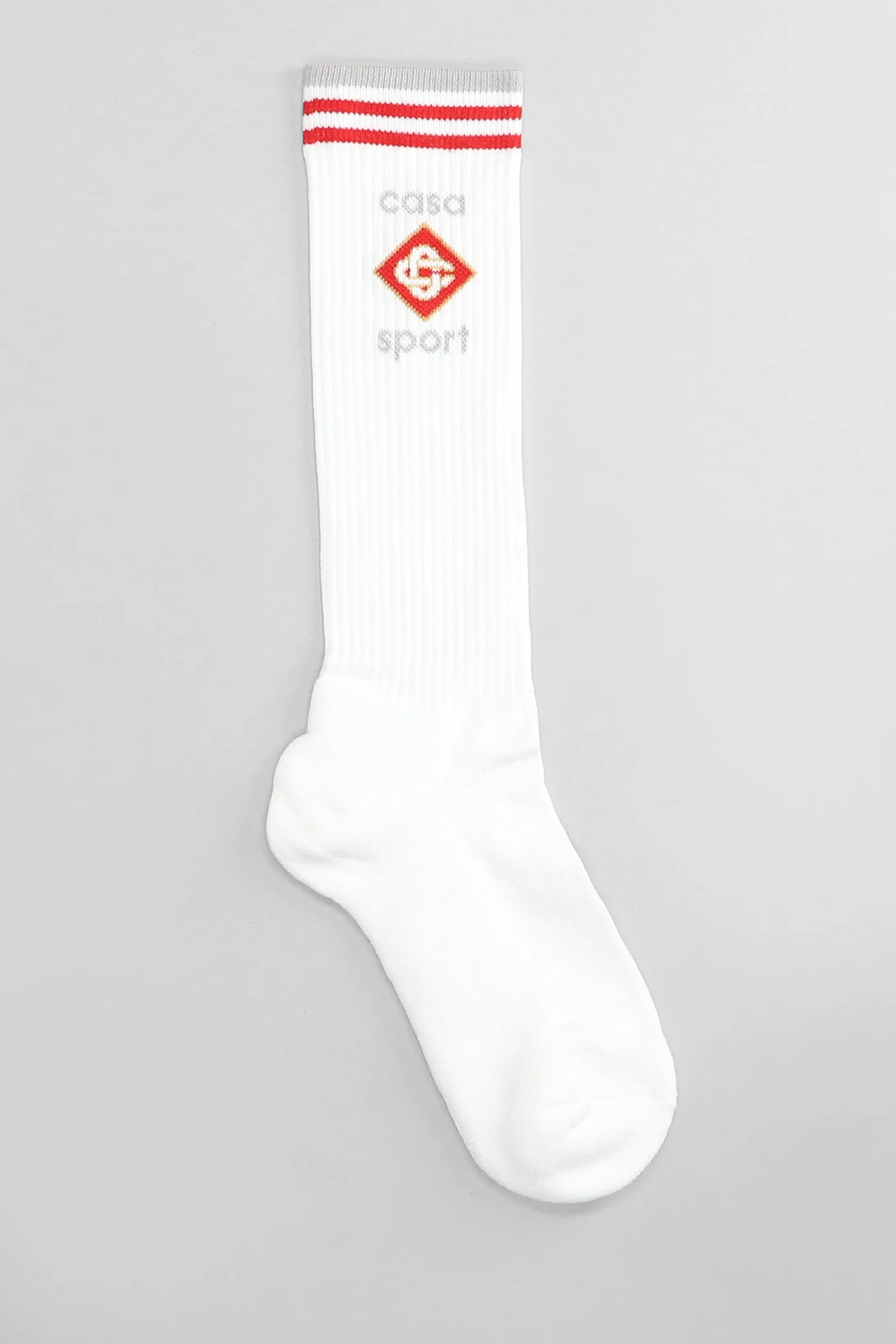 Socks in white cotton - Image 2