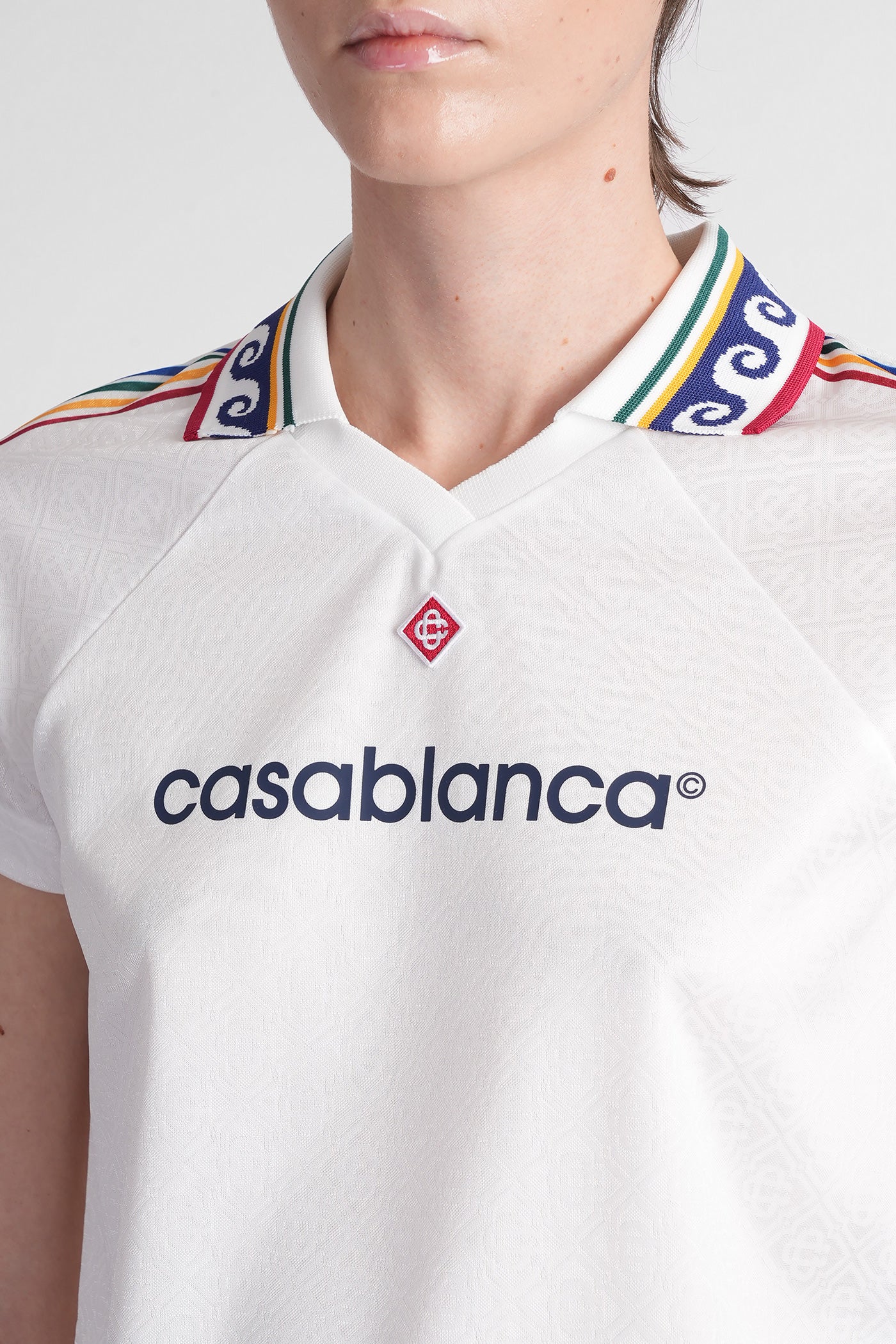 T-Shirt in white polyester - Image 5