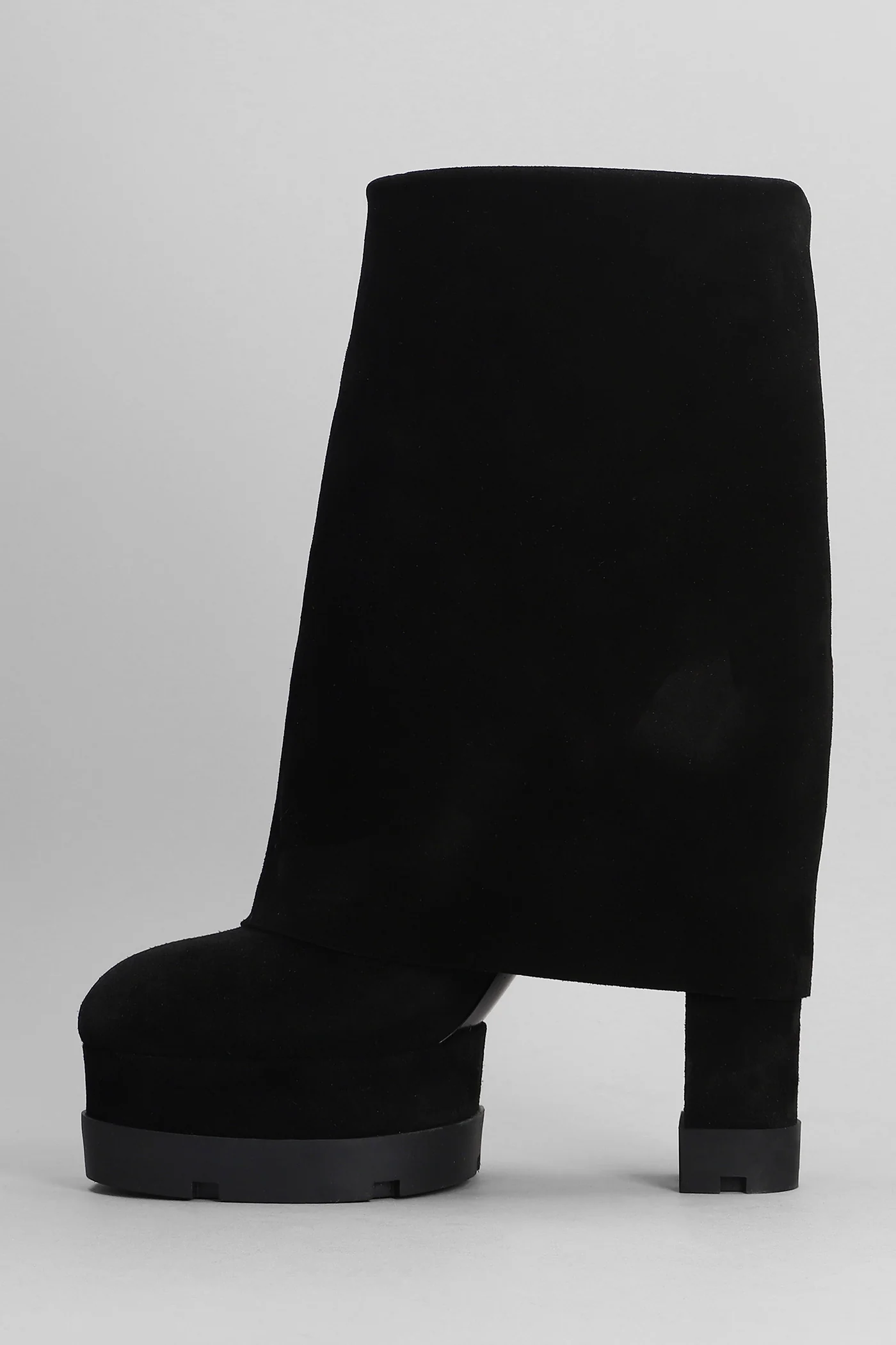 Nancy High heels boots in black suede - Image 3
