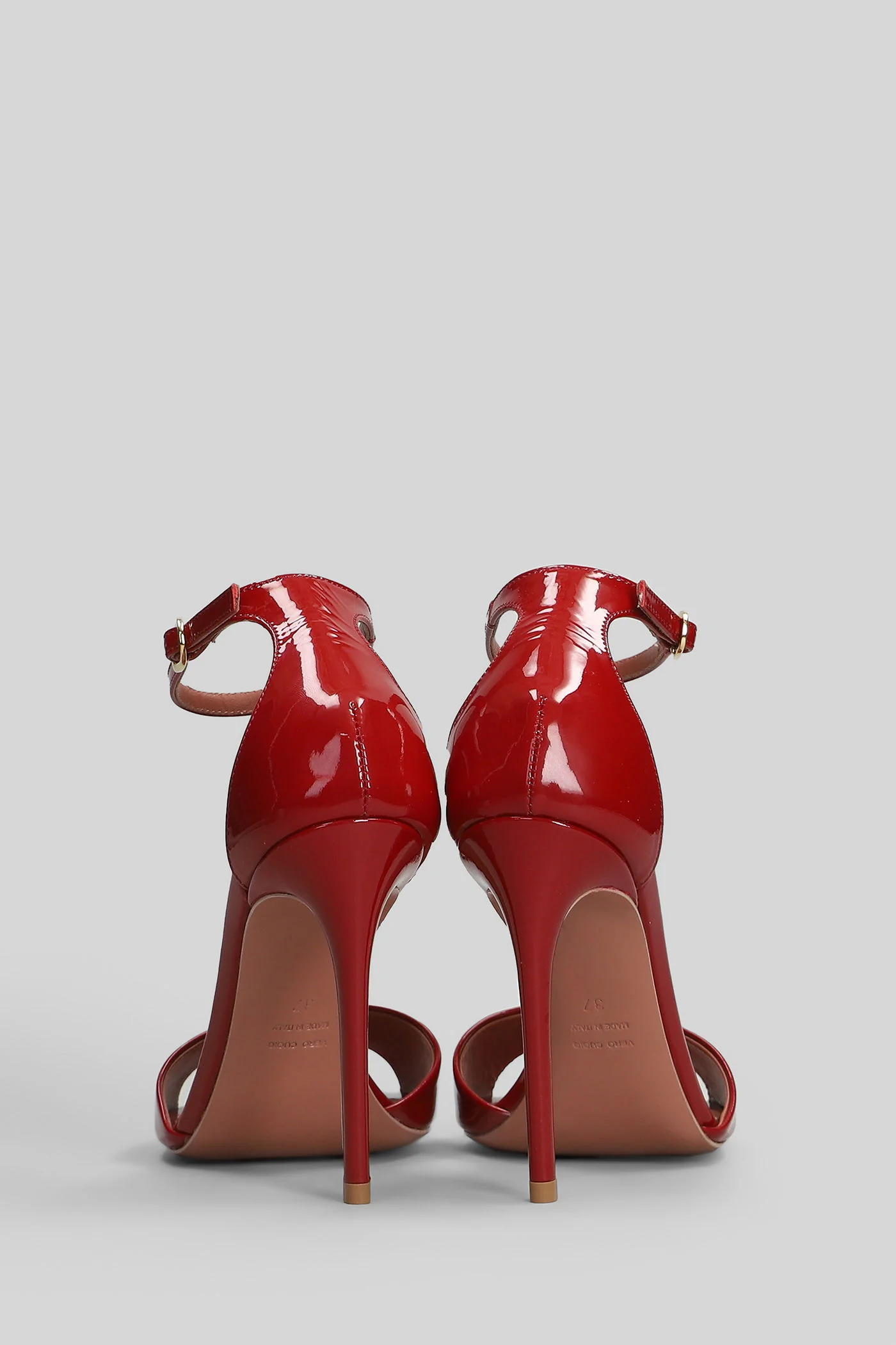 Aida 105 Sandals in red leather - Image 19
