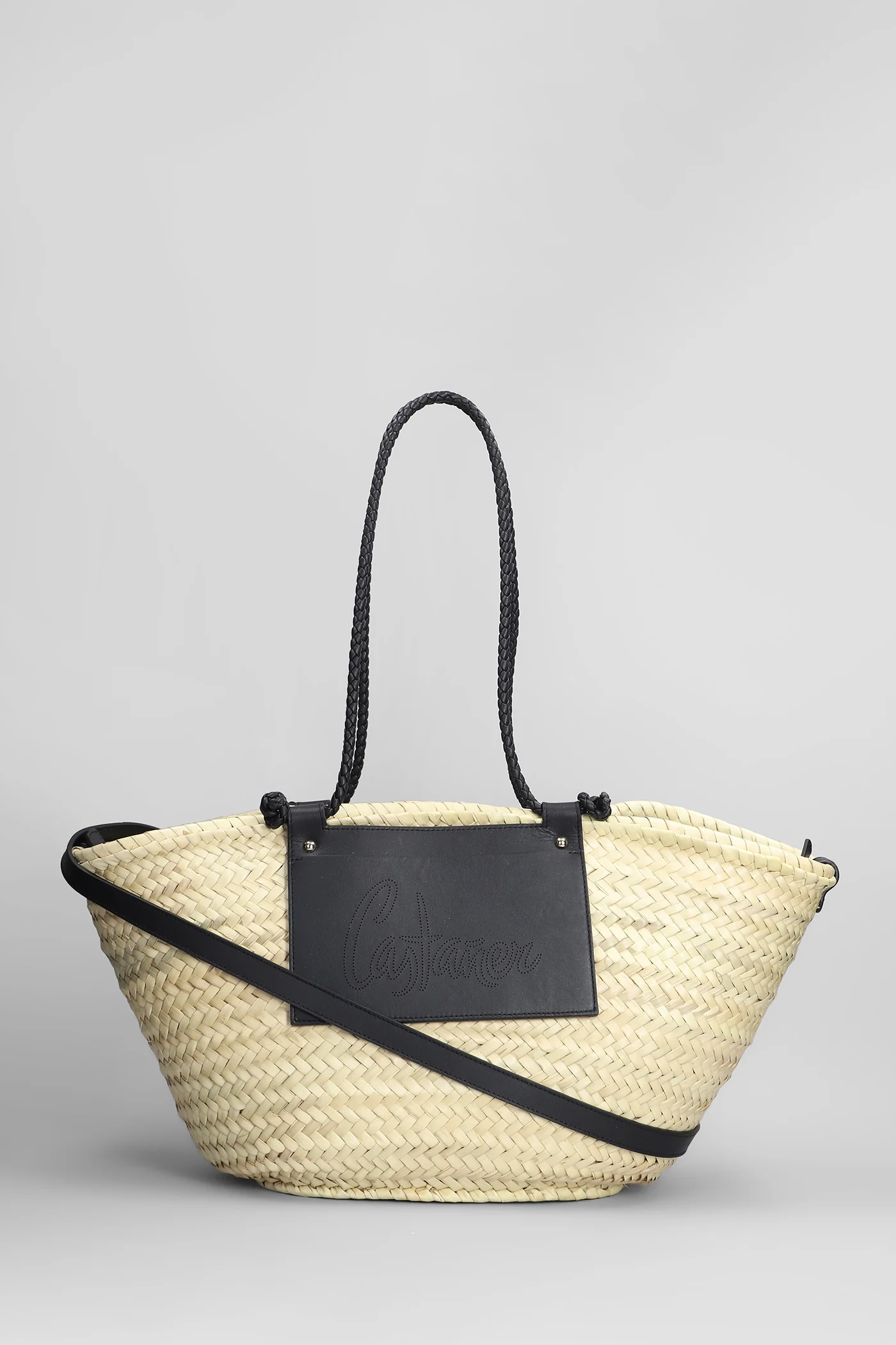 C.Campania-152 Tote in beige raffia