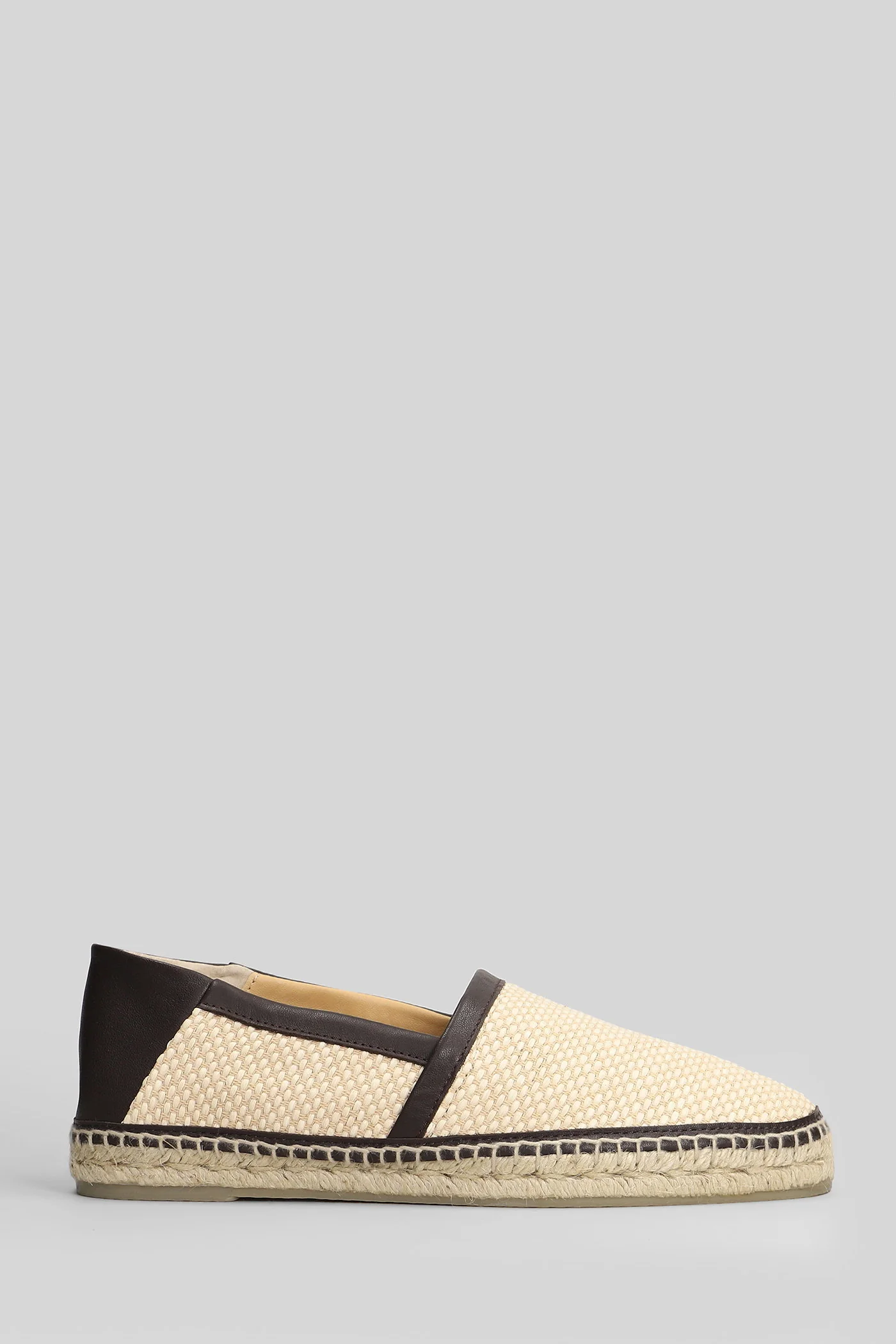 Nac-289 Espadrilles in beige raffia