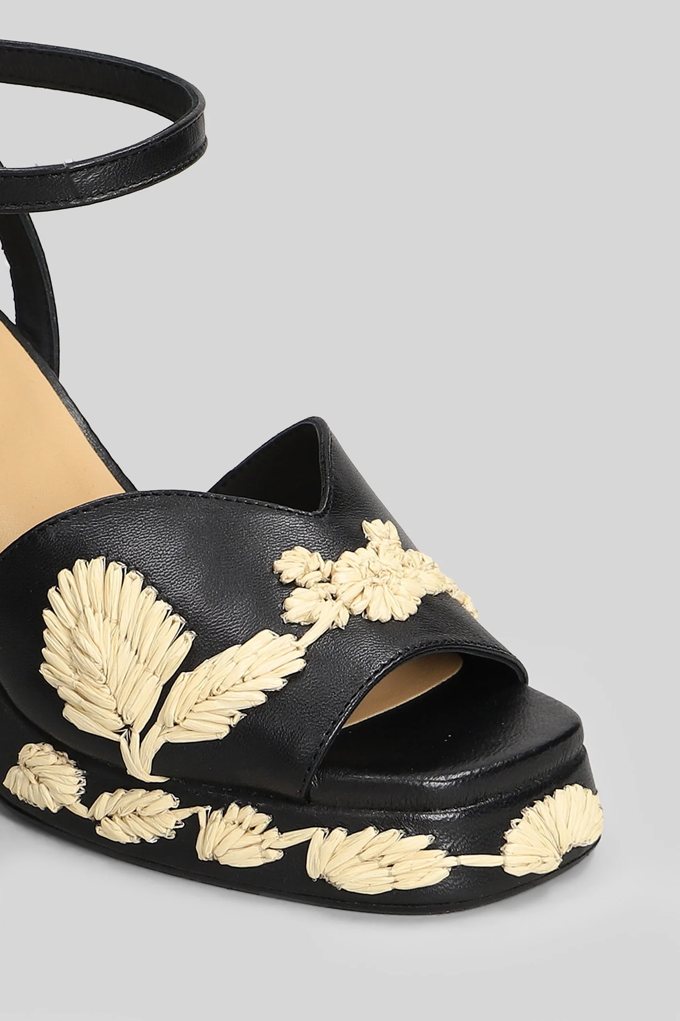 Vasilia-280 Sandals in black leather - Image 5