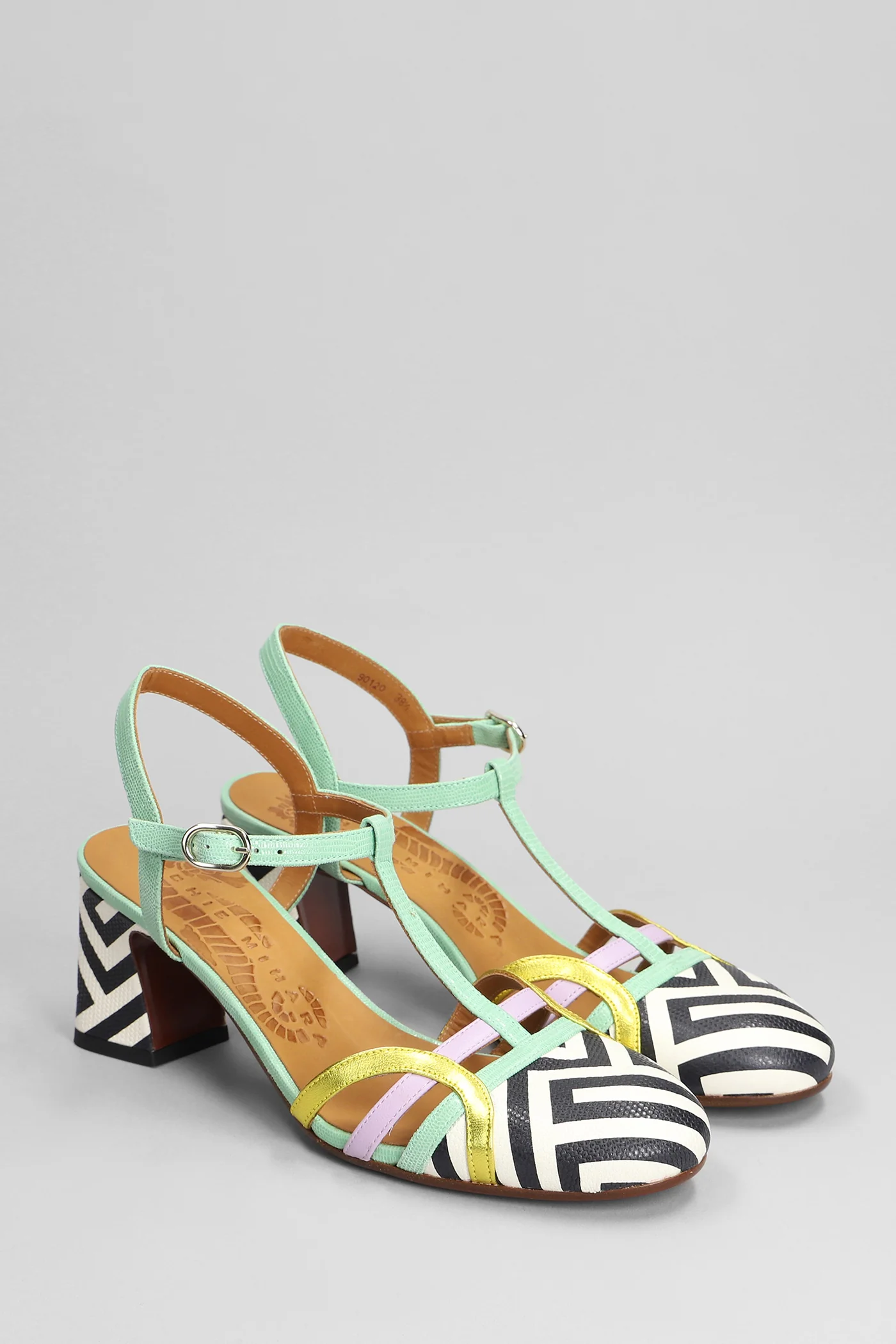 Fendy Sandals in green leather - Image 22