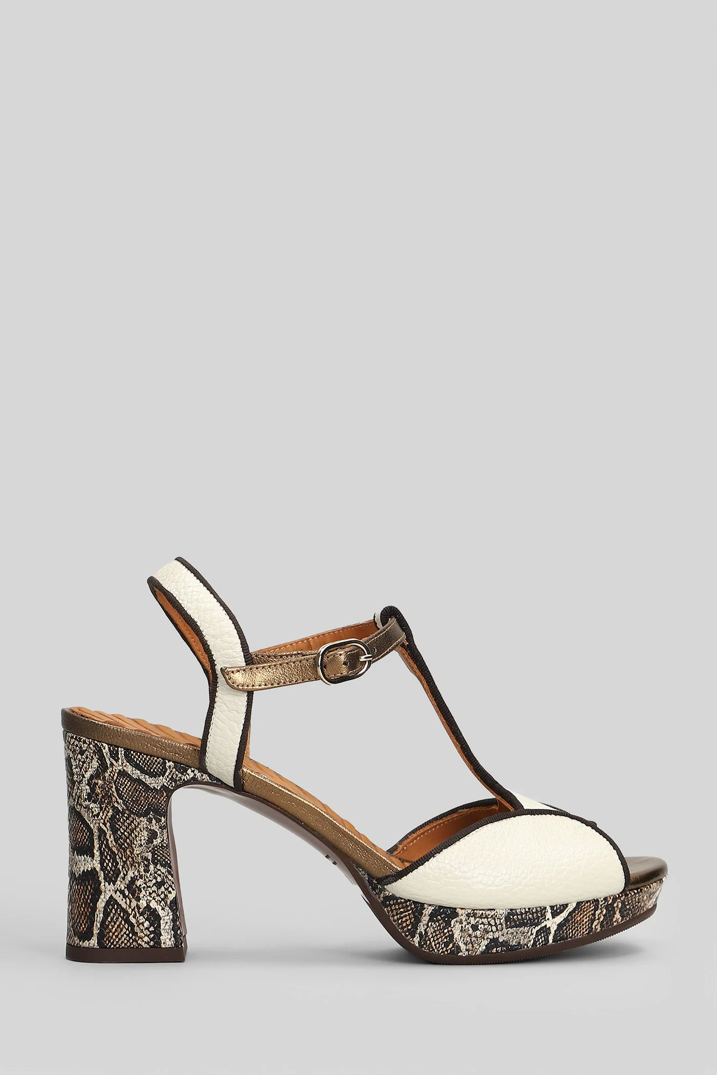 Keduni Sandals in bronze leather