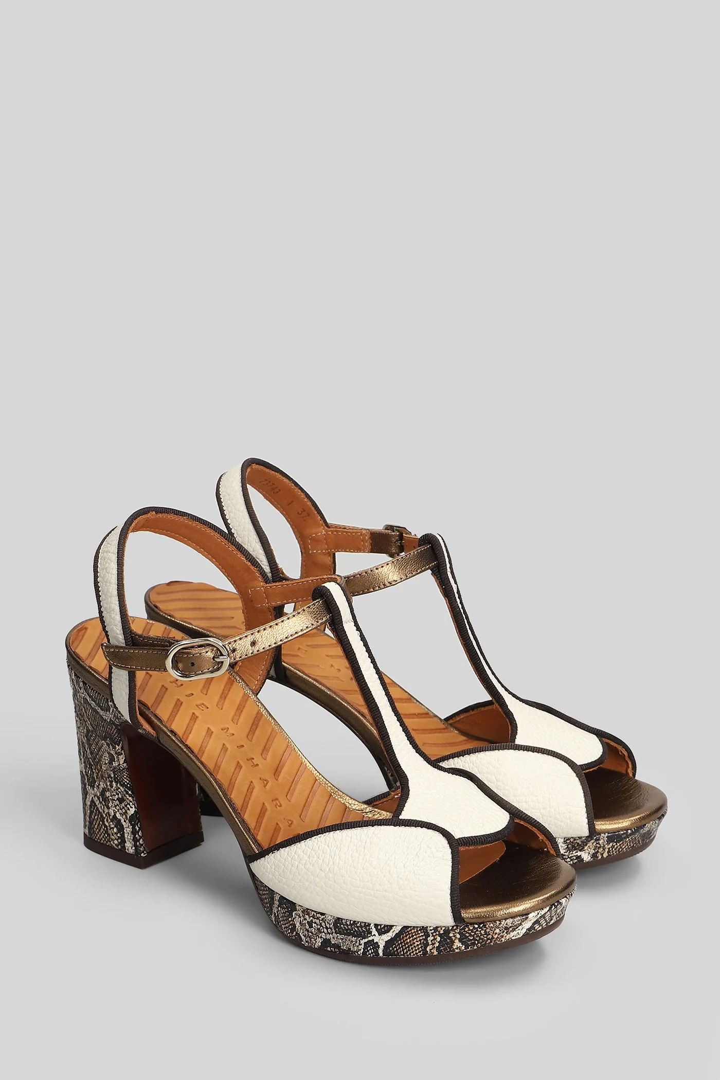 Keduni Sandals in bronze leather - Image 2