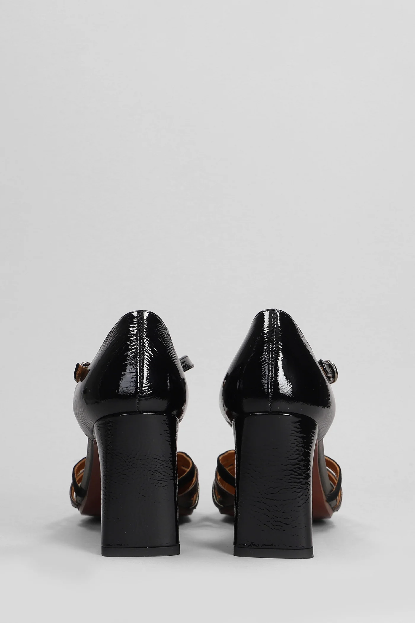 Mizan Pumps in black leather - Image 4