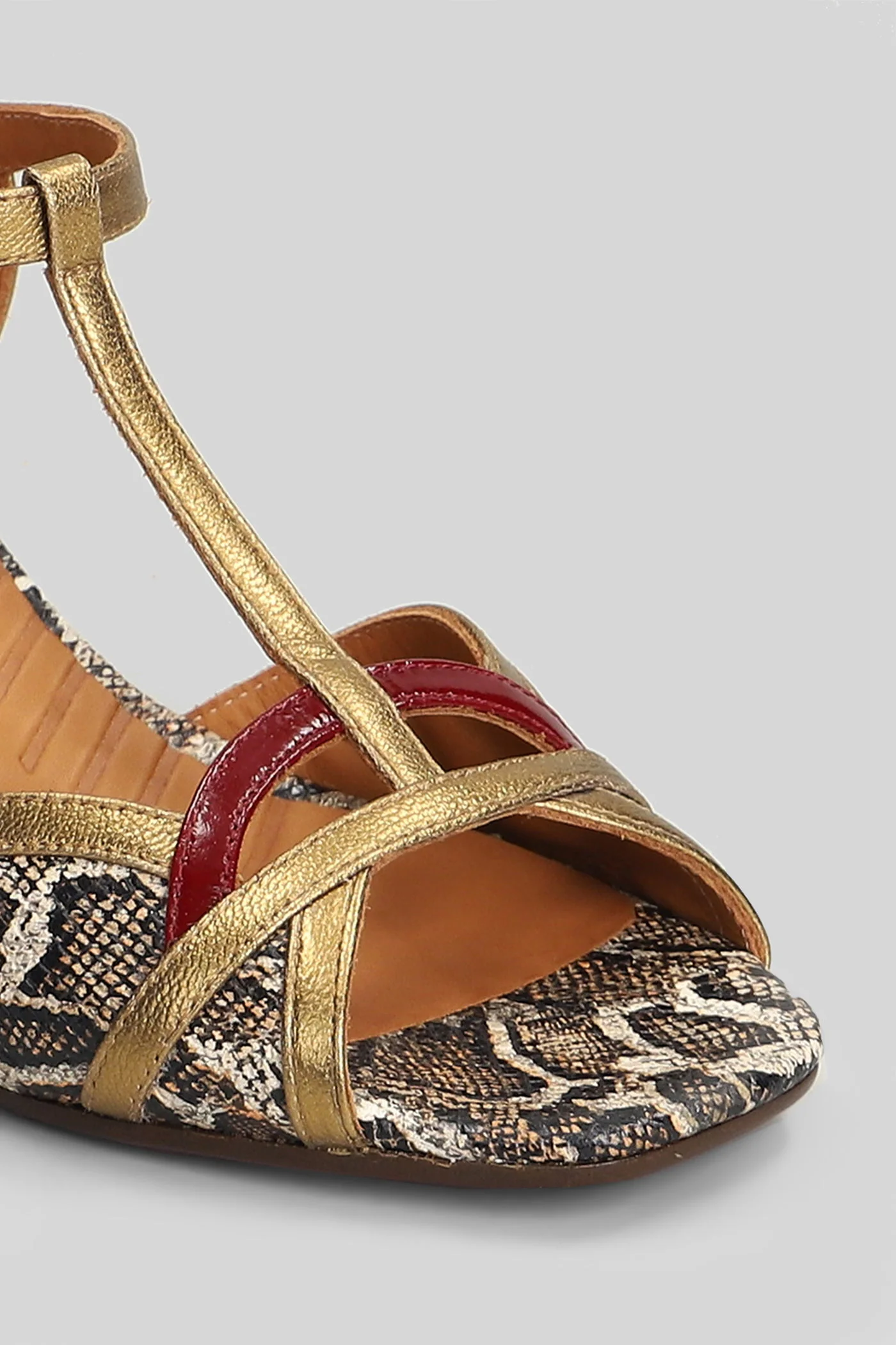Ryejo Sandals in bronze leather - Image 5