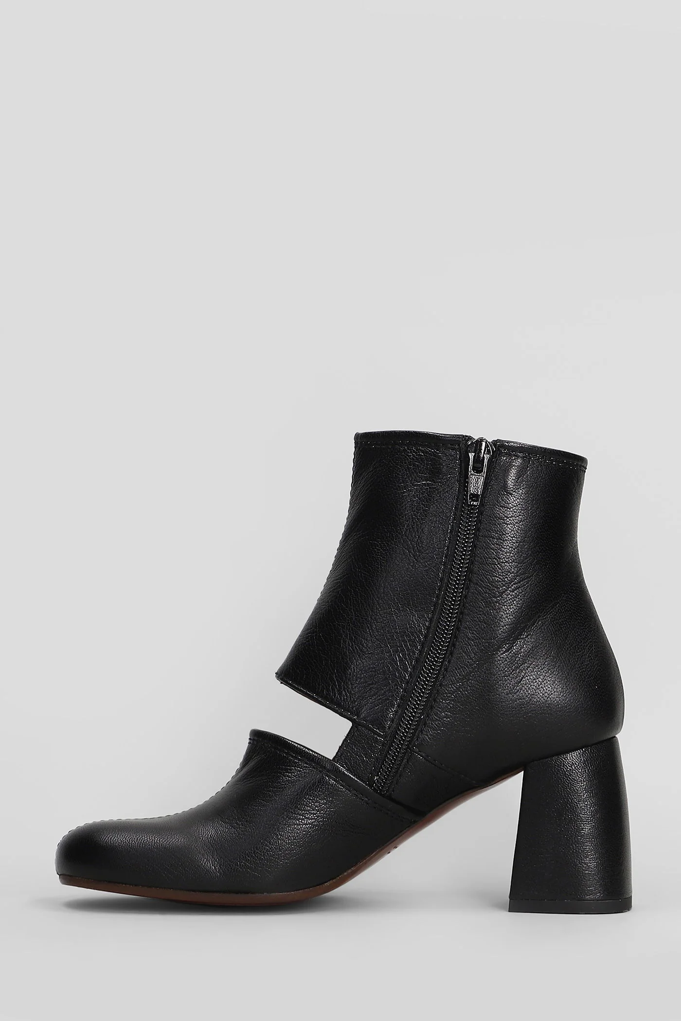 Sonli High heels Ankle boots in black leather - Image 3