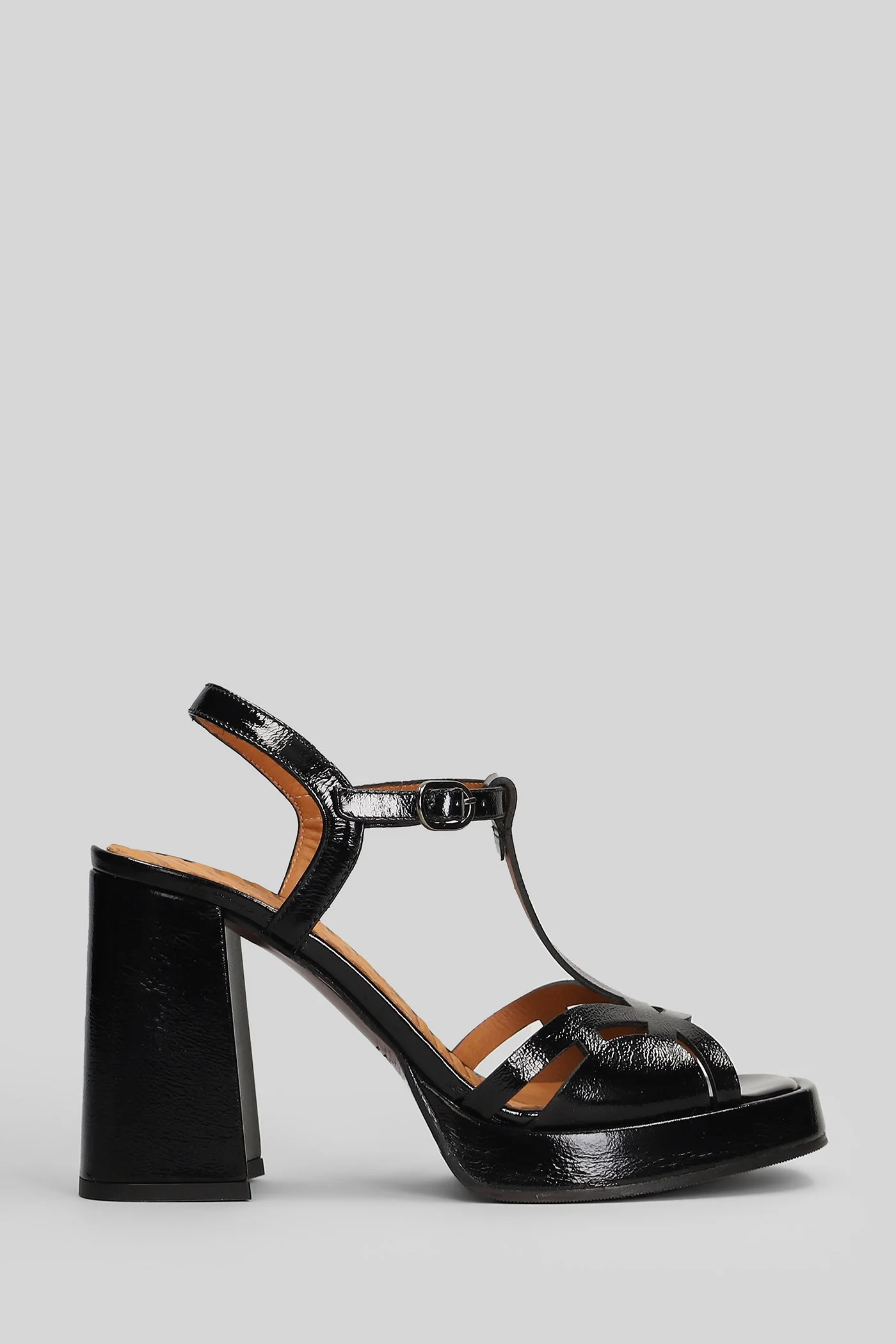 Zinto Sandals in black leather