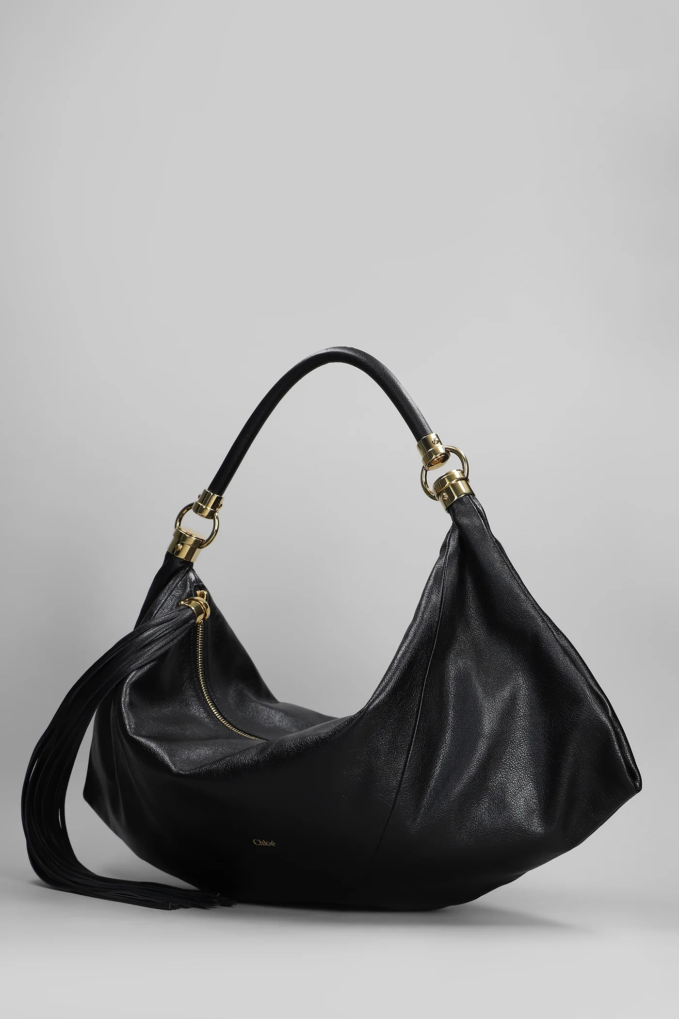 Hobo bag Shoulder bag in black leather - Image 2