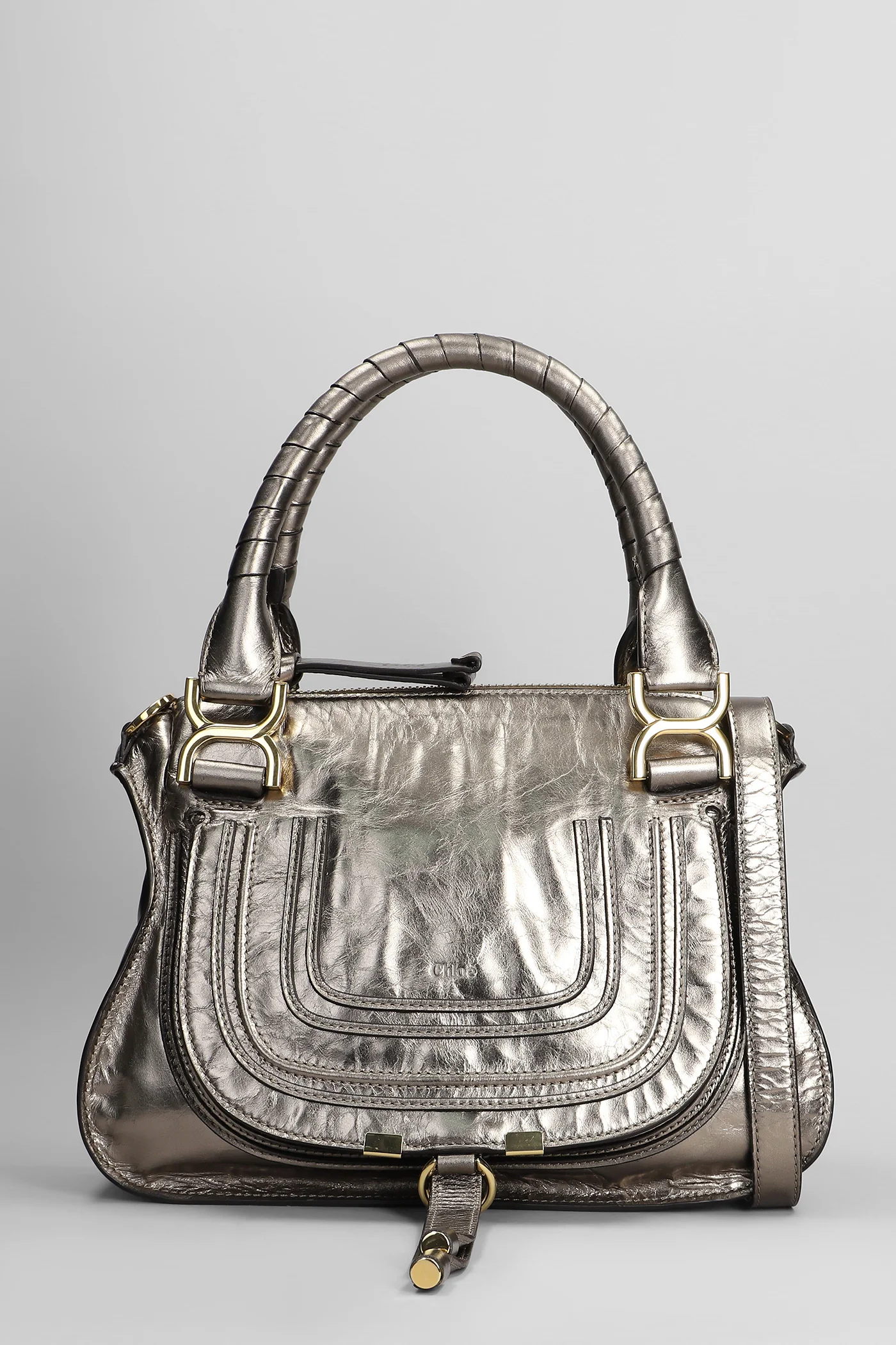 Marcie Shoulder bag in bronze leather