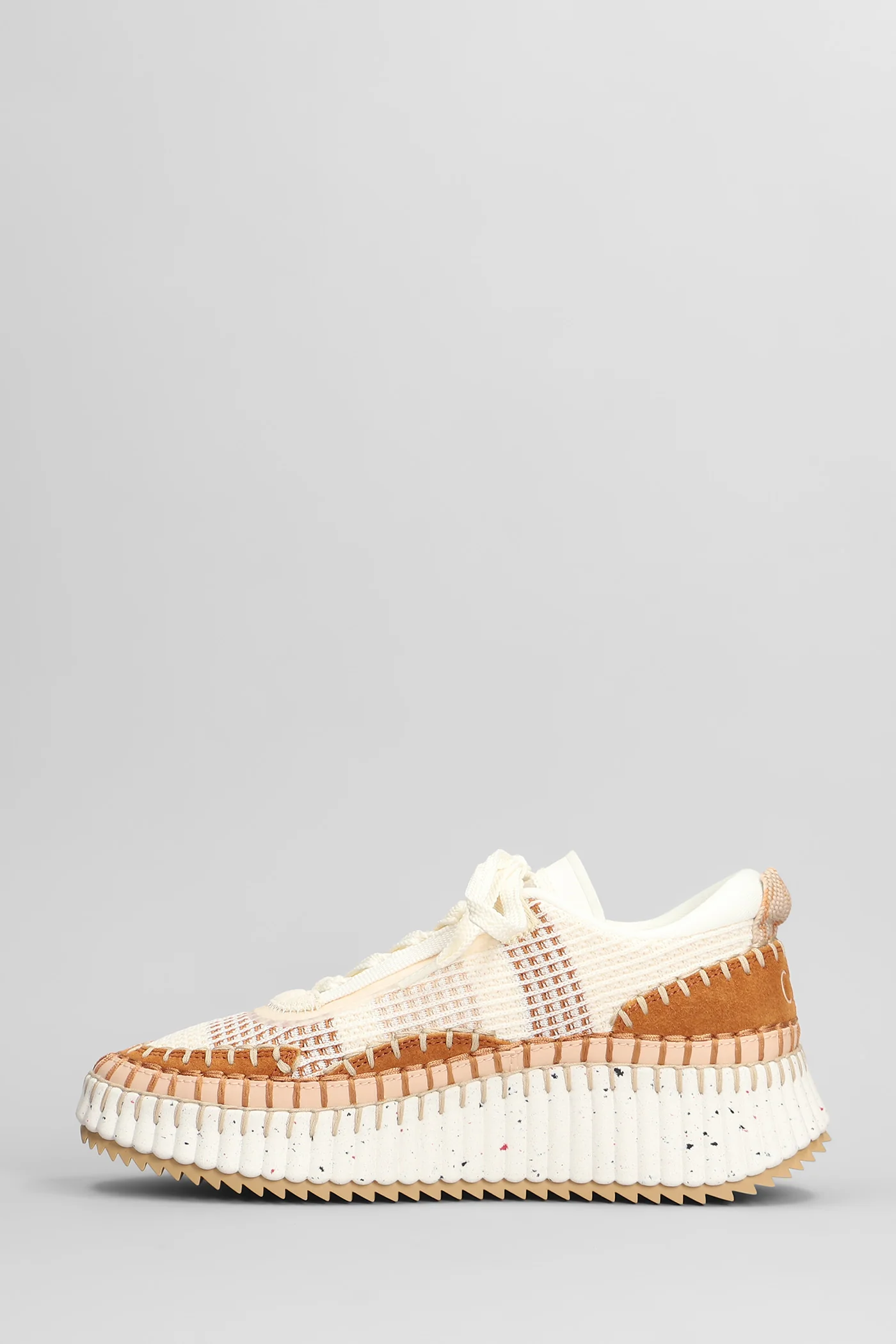 Nama Sneakers in beige suede - Image 3