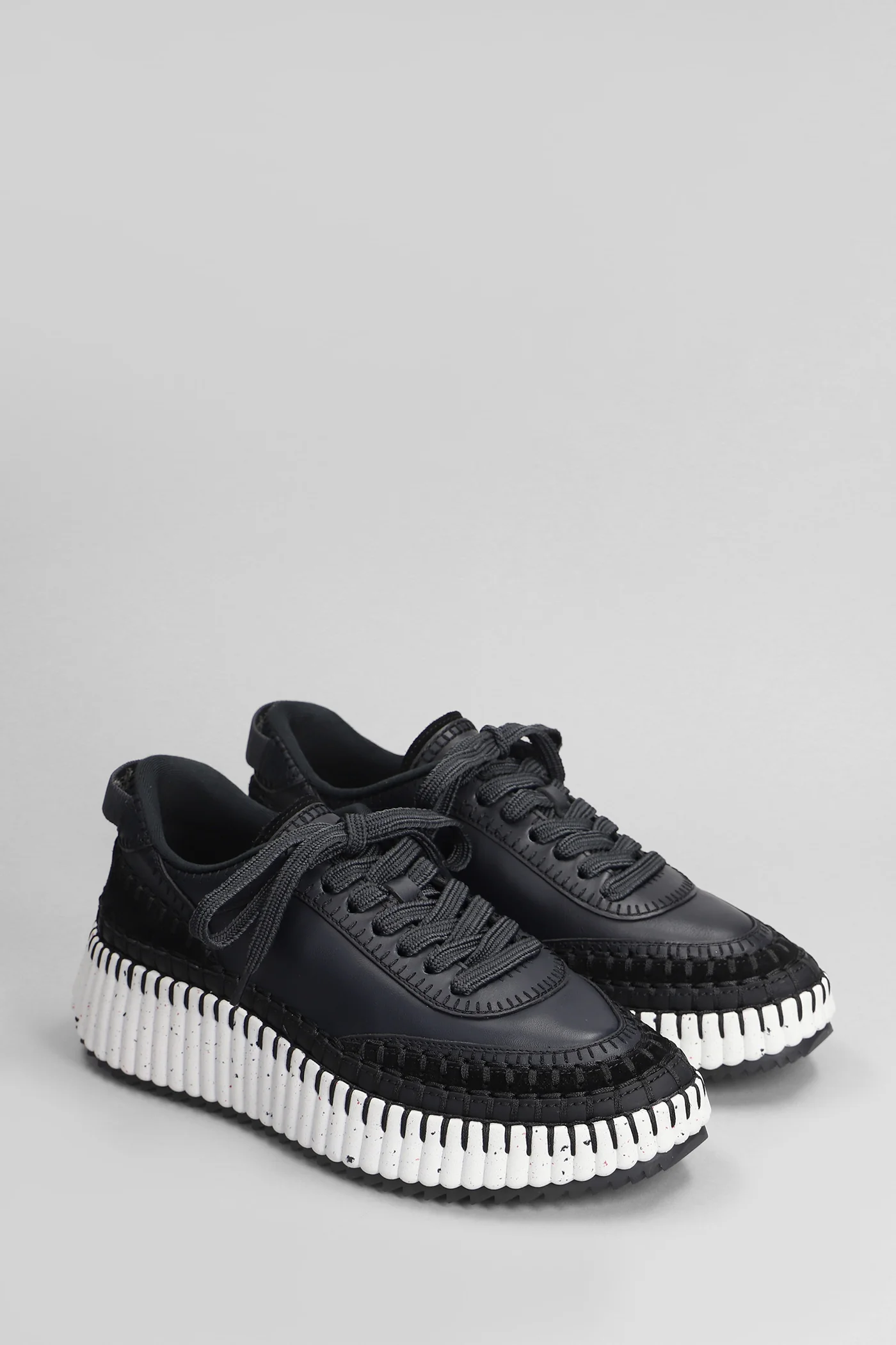 Nama Sneakers in black leather - Image 2