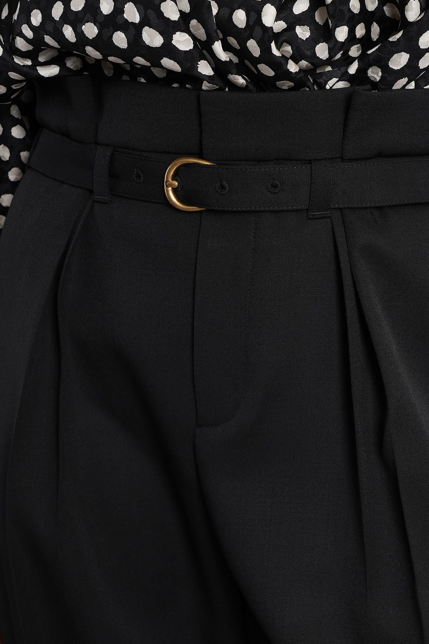 Pants in black wool - Image 5