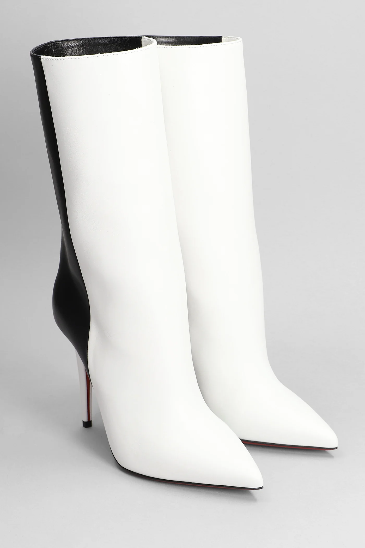 Astrilarge booty 100 Boots in white leather - Image 2