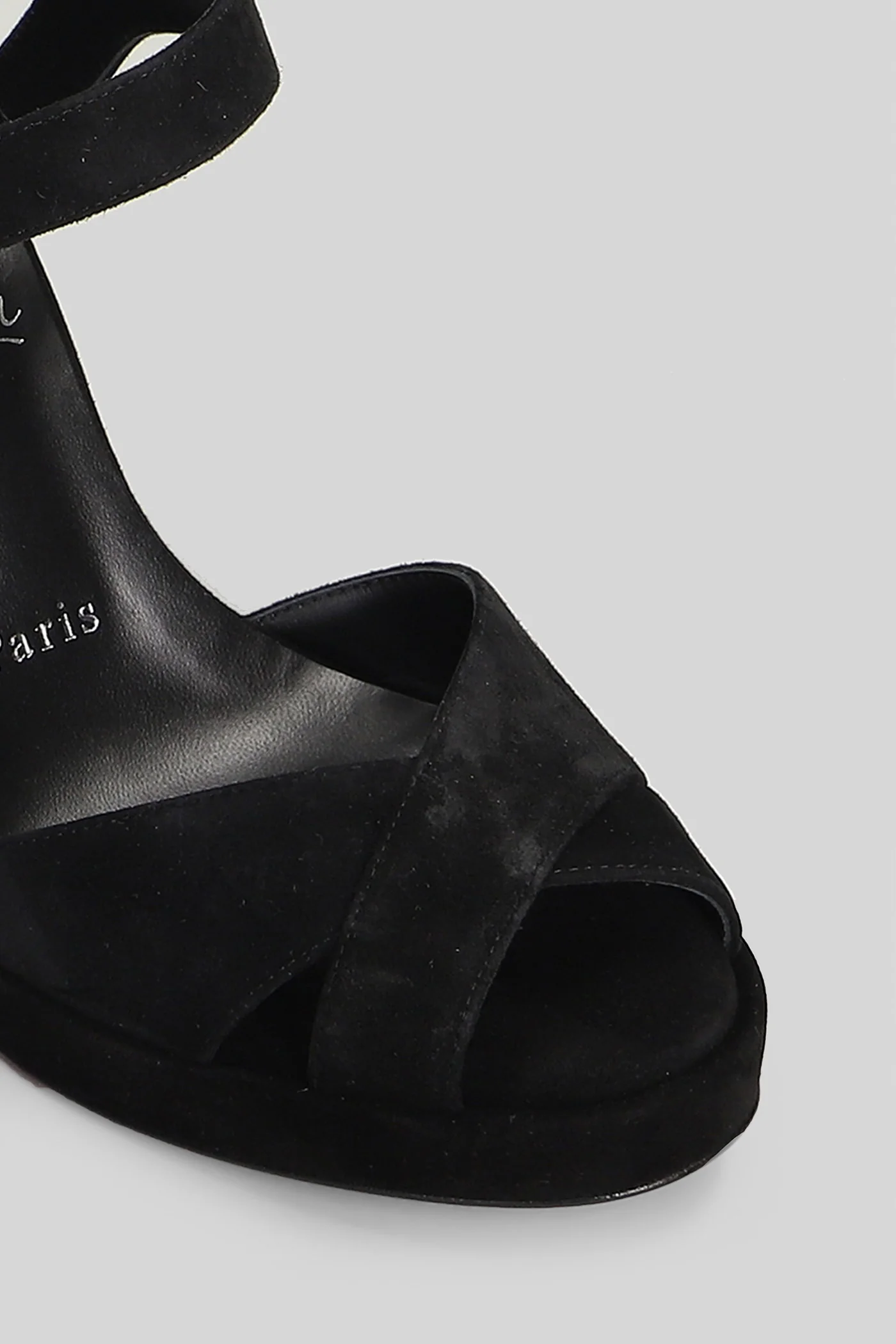 Cora 100 Sandals in black suede - Image 5