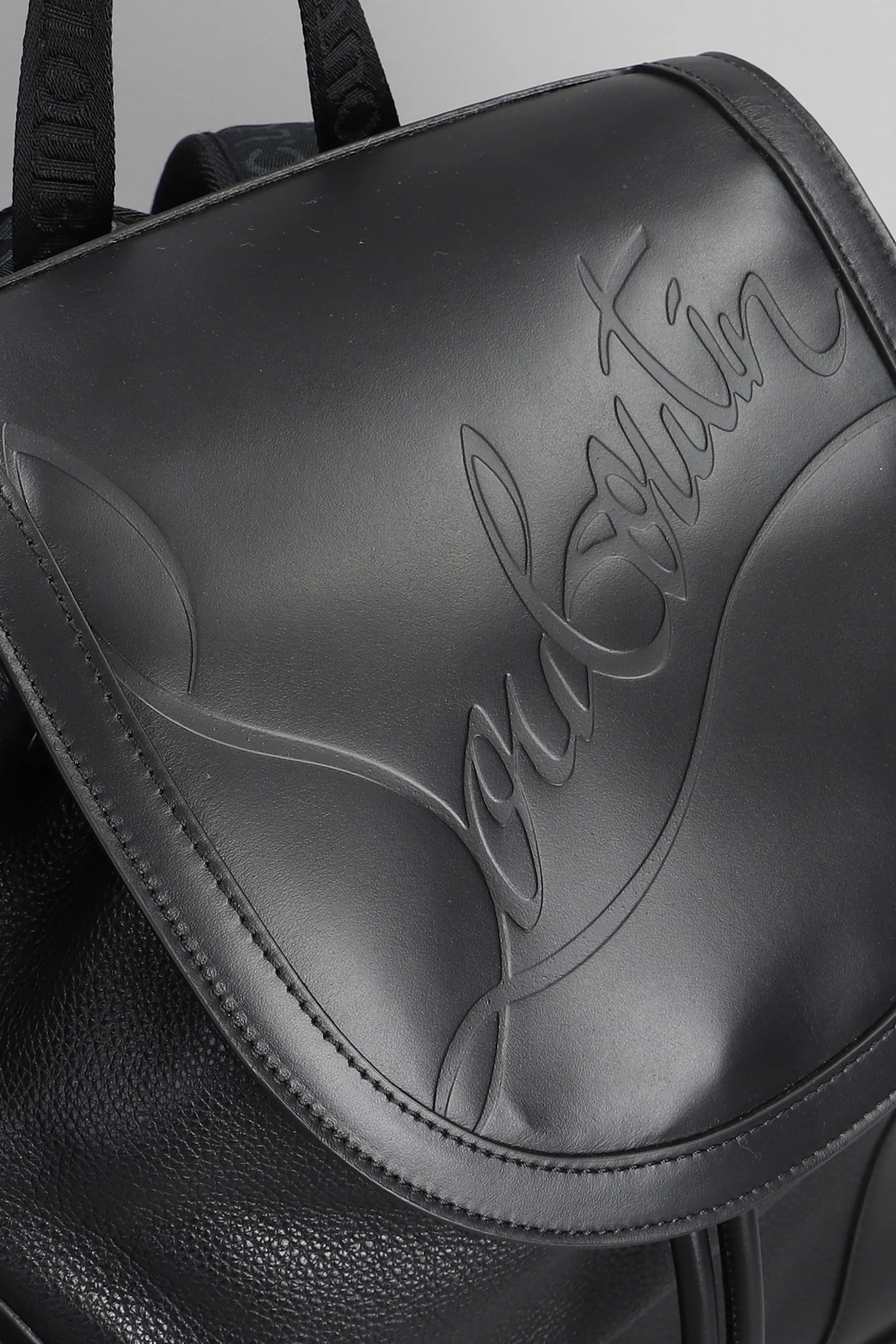 Explorafunk s Backpack in black leather - Image 4