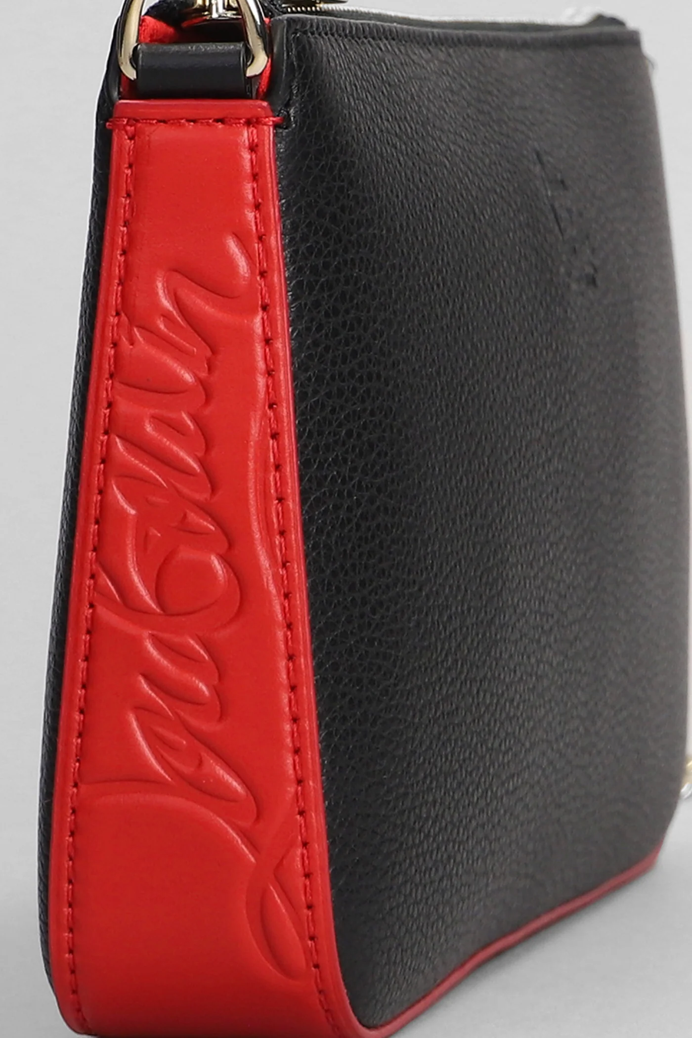 Loubila Shoulder bag in black leather - Image 4