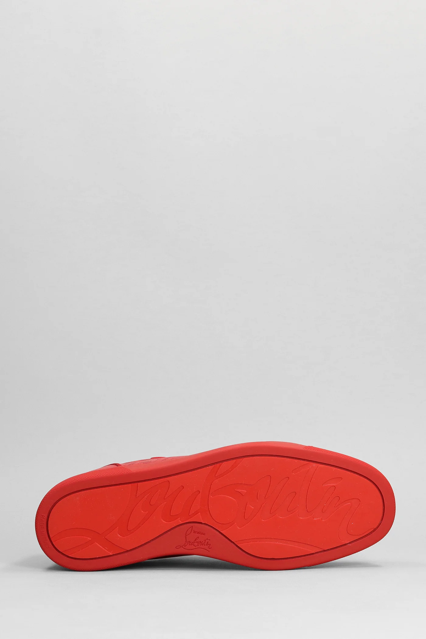 Louis junior spikes Sneakers in red leather - Image 5