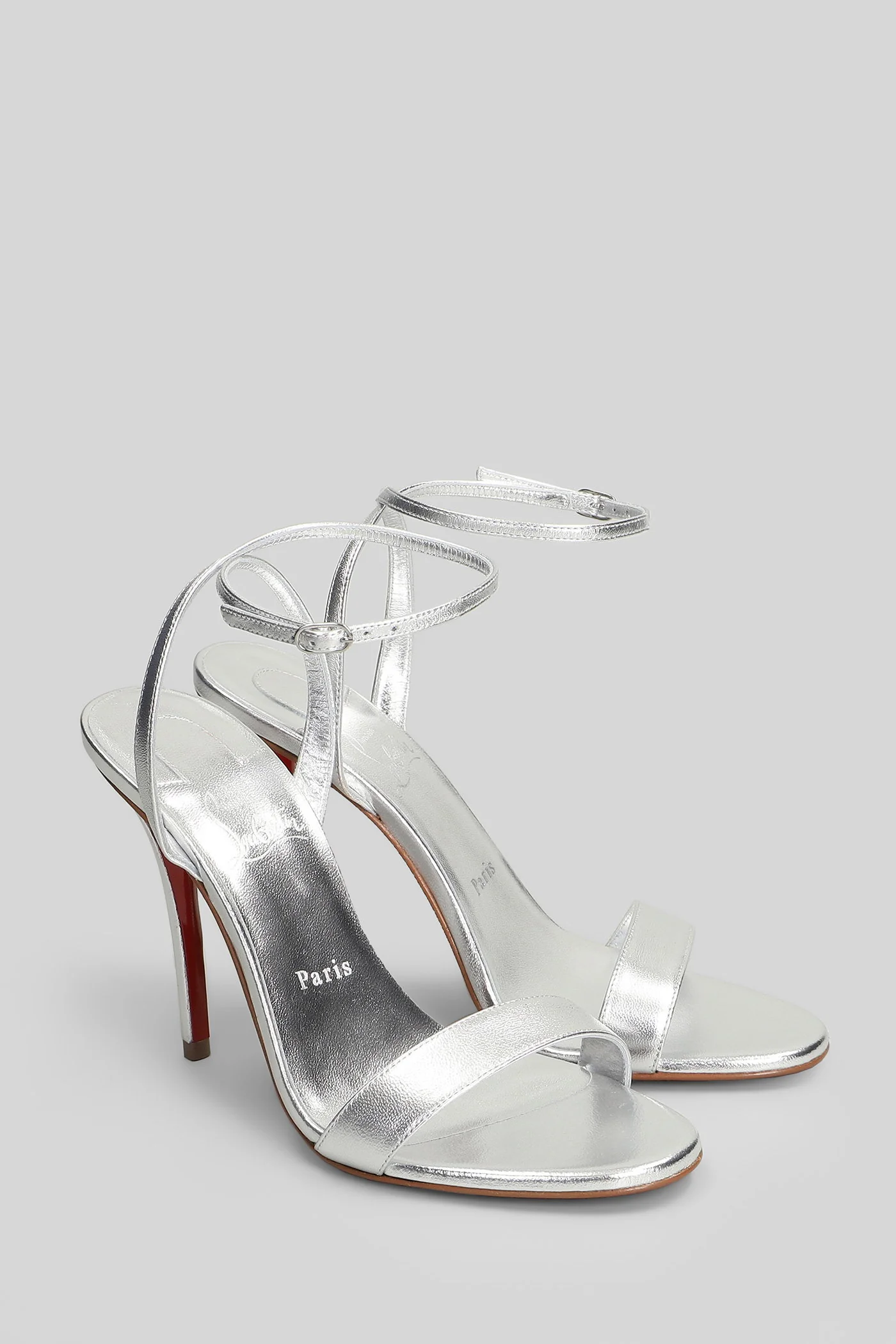 Miss z sandal 100 Sandals in silver leather - Image 2