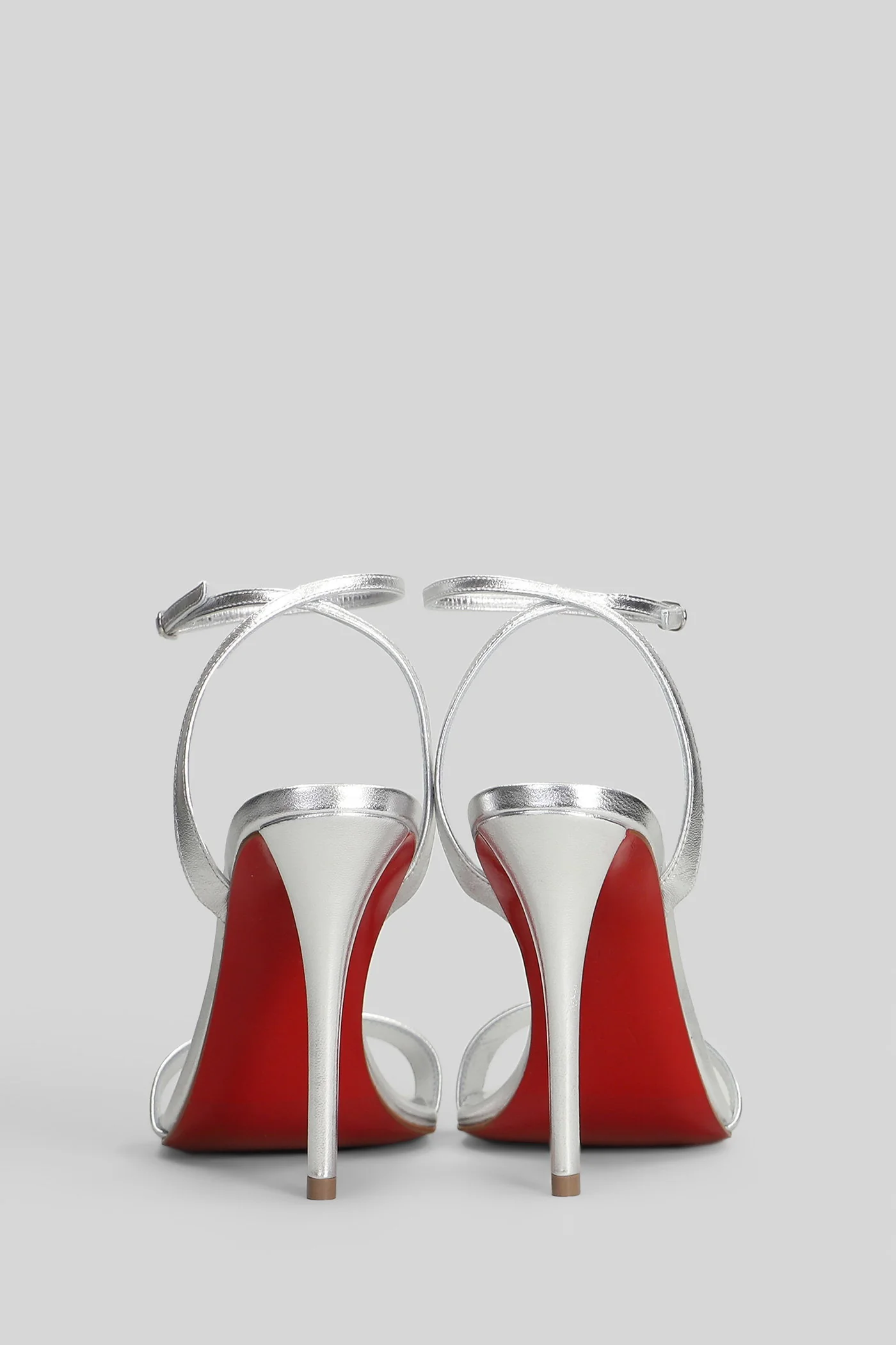 Miss z sandal 100 Sandals in silver leather - Image 4
