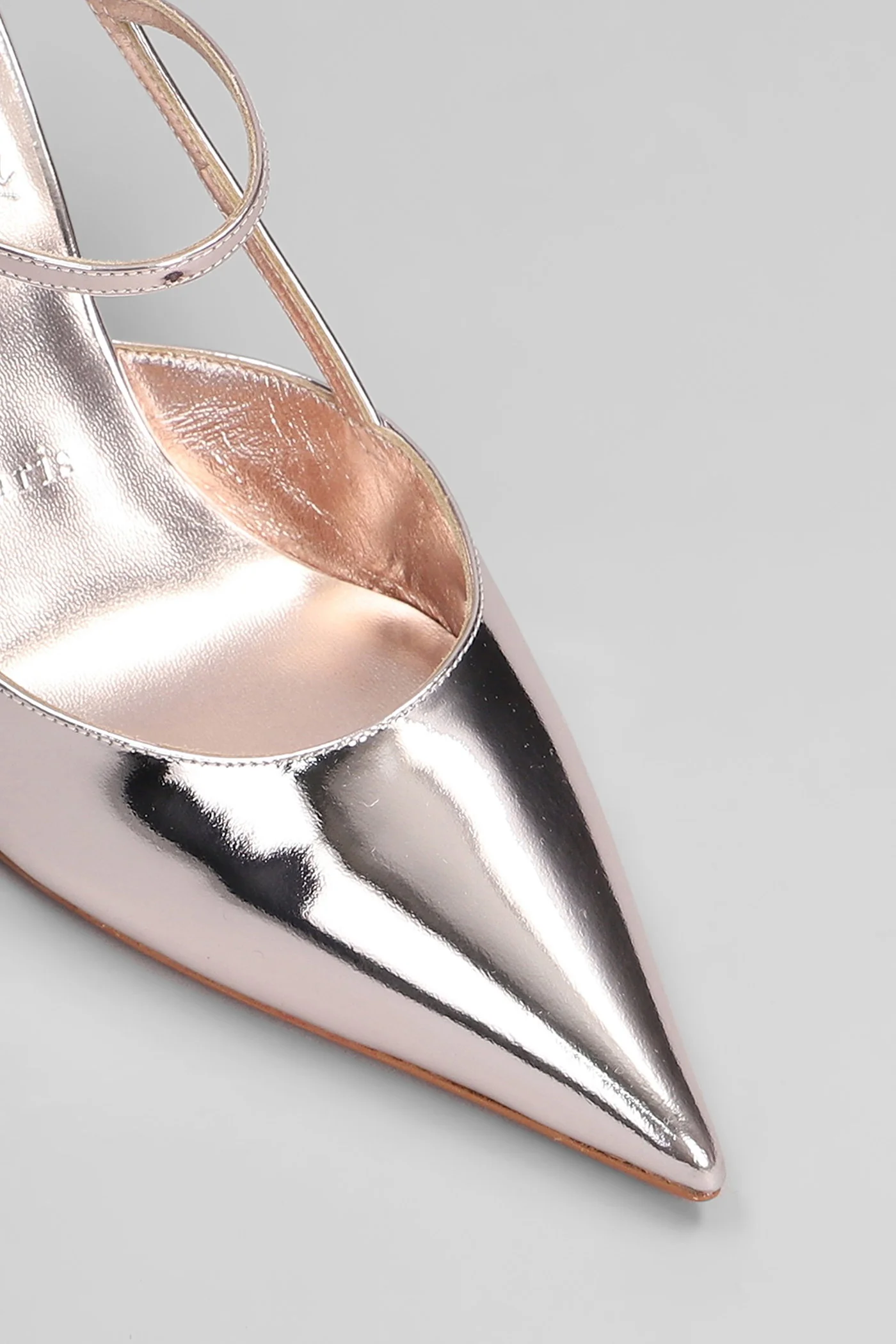 Miss z strap 80 Pumps in rose-pink leather - Image 5