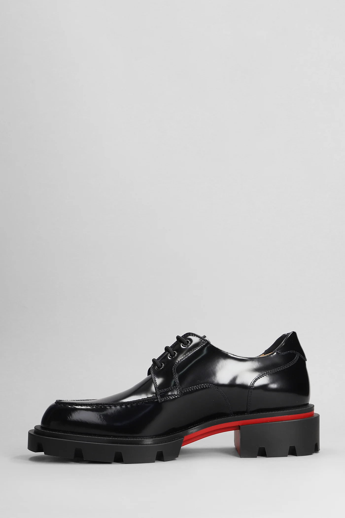 Our georges Lace up shoes in black patent leather - Image 2