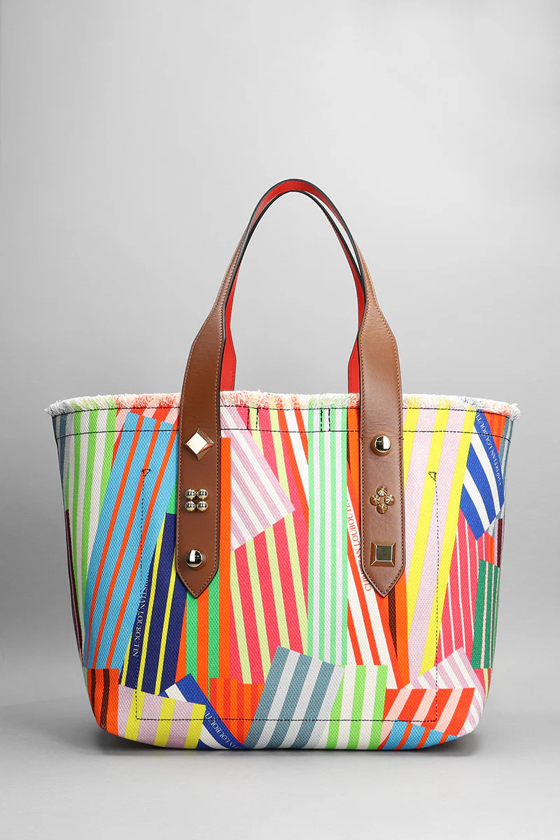 Tote in multicolor cotton - Image 3