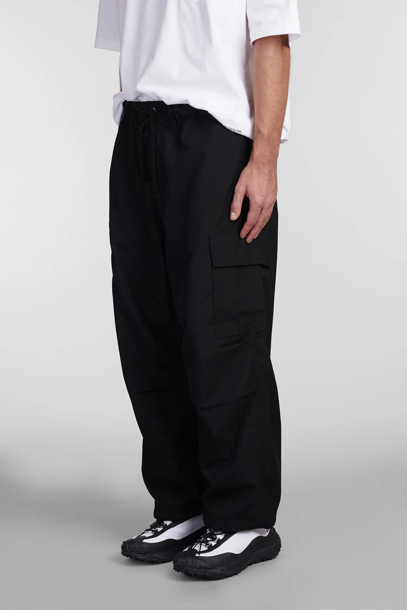 Pants in black wool - Image 4