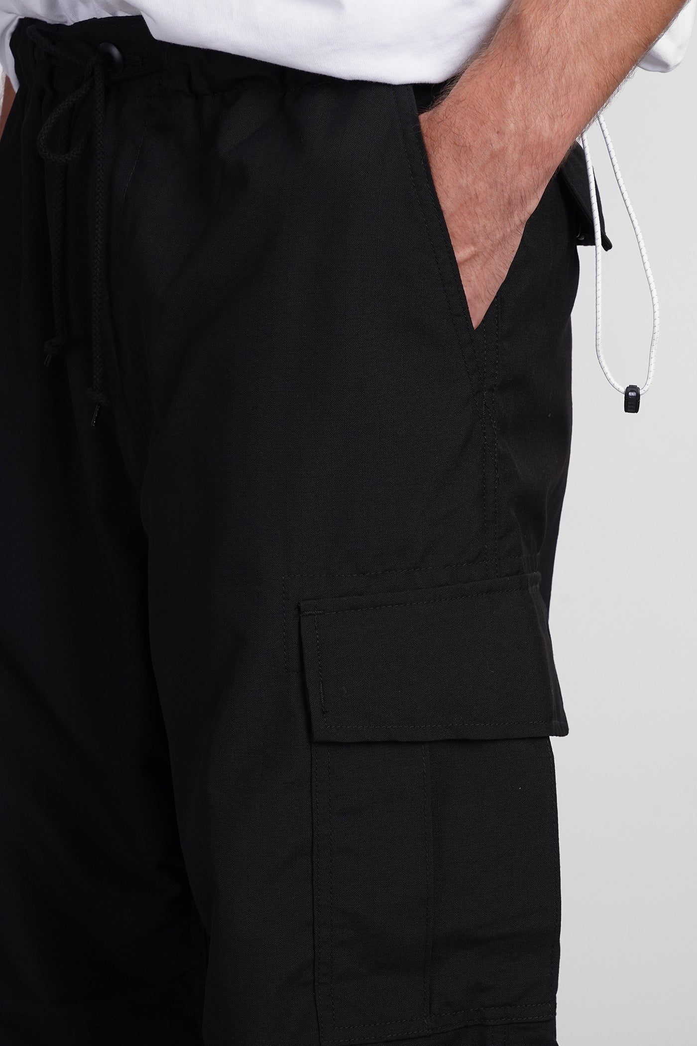 Pants in black wool - Image 5