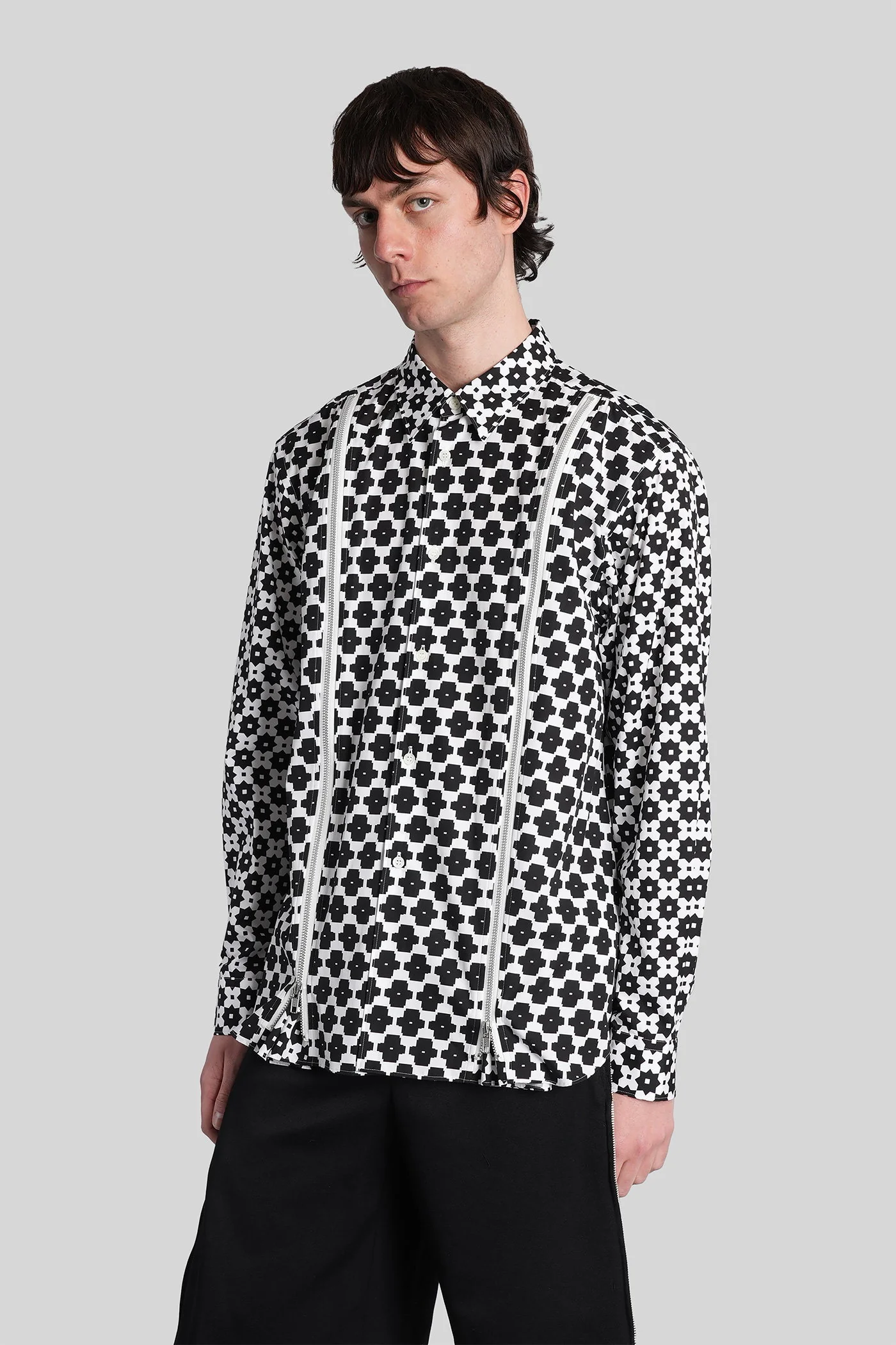 Shirt in white cotton - Image 4