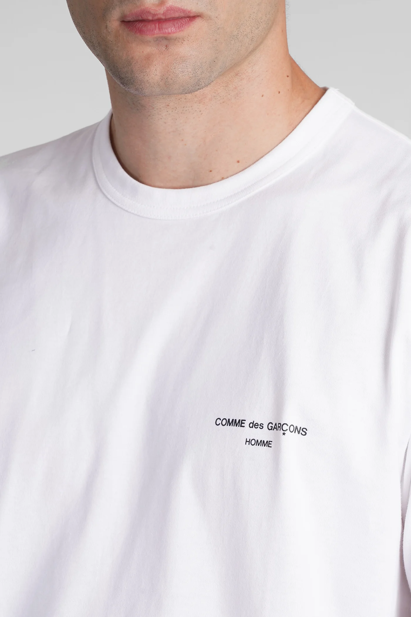 T-Shirt in white cotton - Image 5