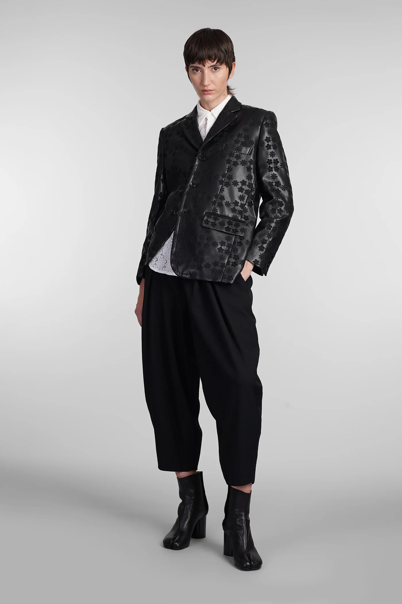 Leather jacket in black Polyuretan - Image 2