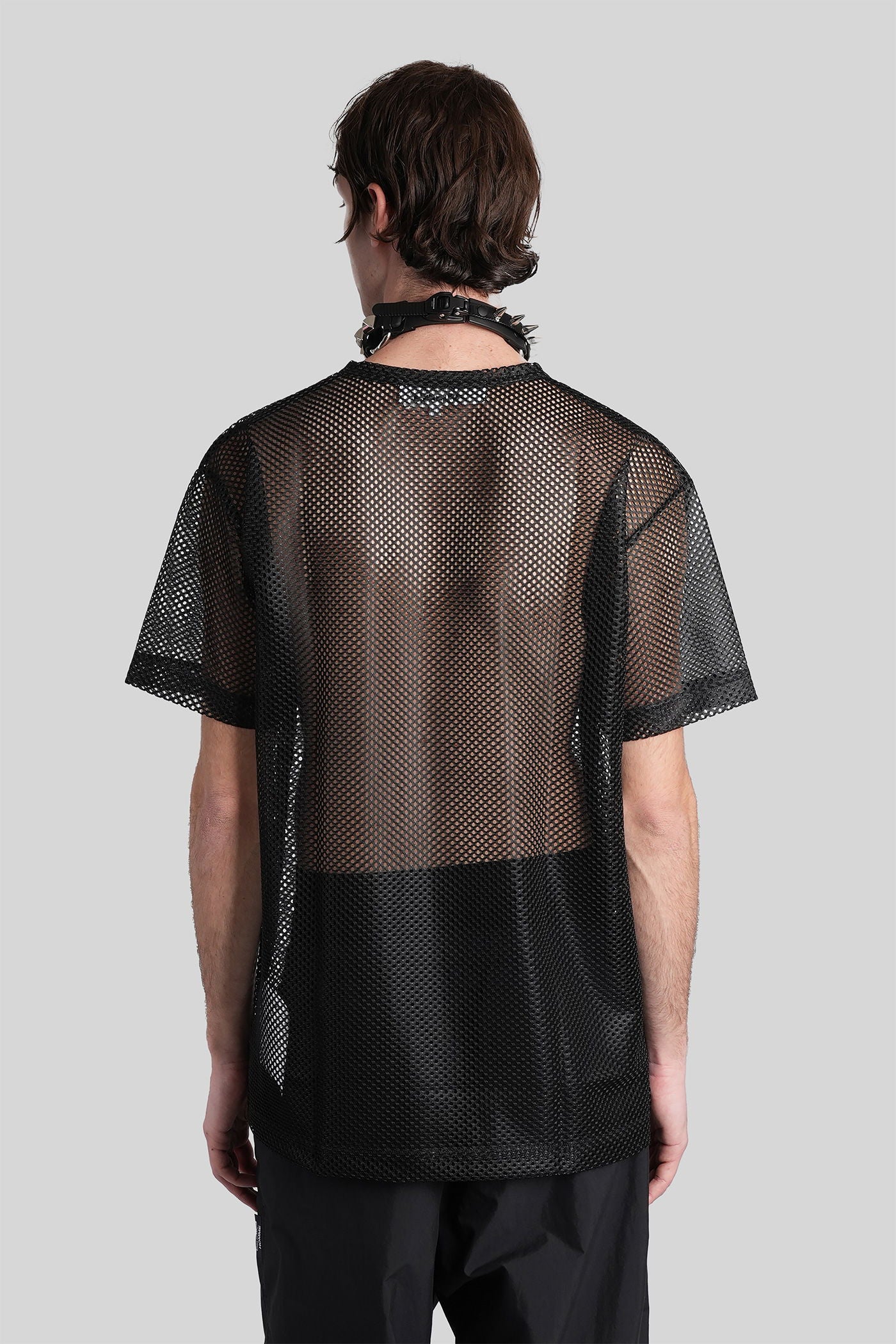 T-Shirt in black polyester - Image 3