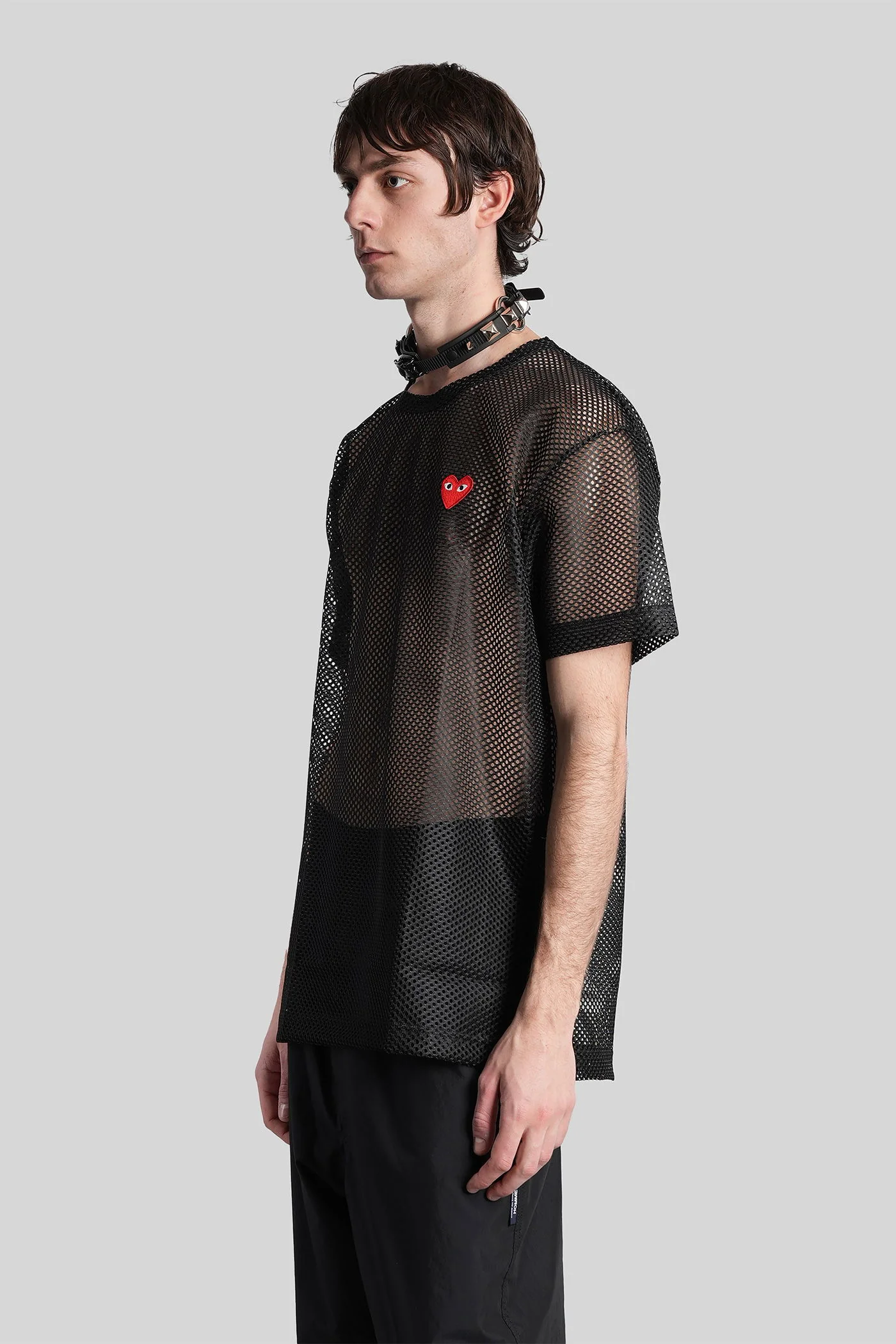 T-Shirt in black polyester - Image 4
