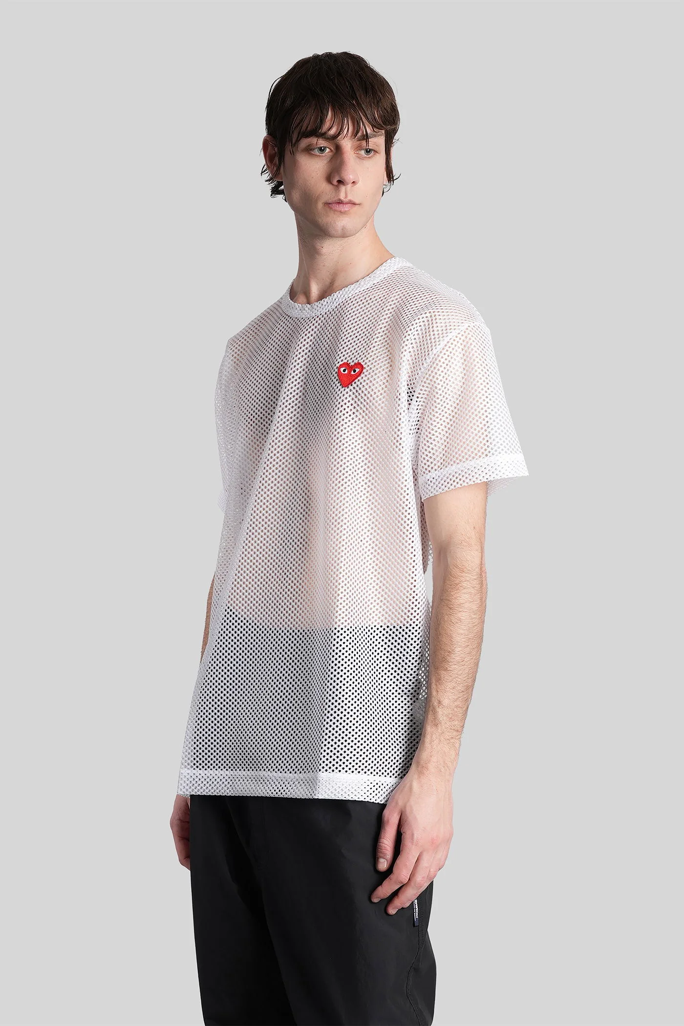 T-Shirt in white polyester - Image 4