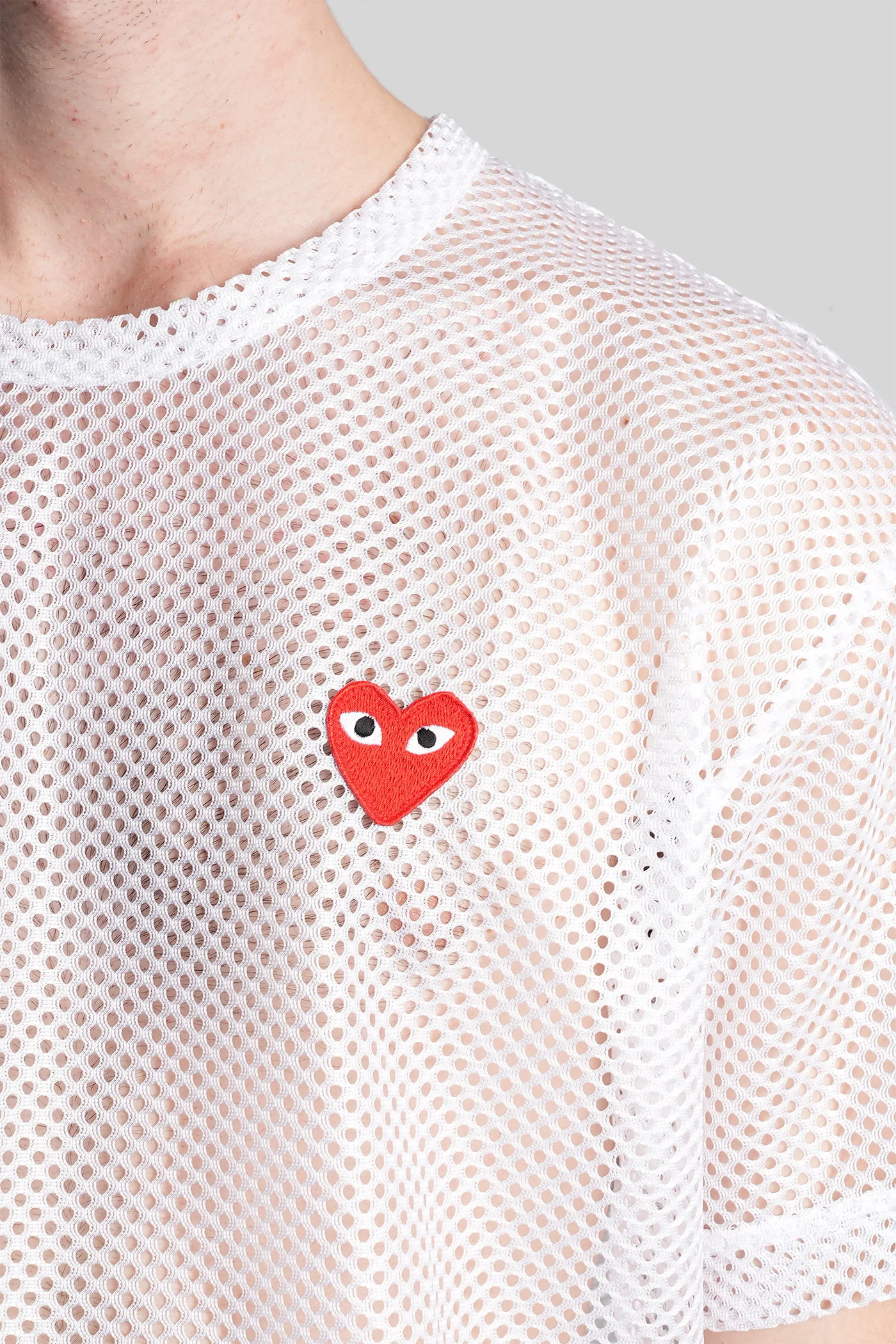 T-Shirt in white polyester - Image 5