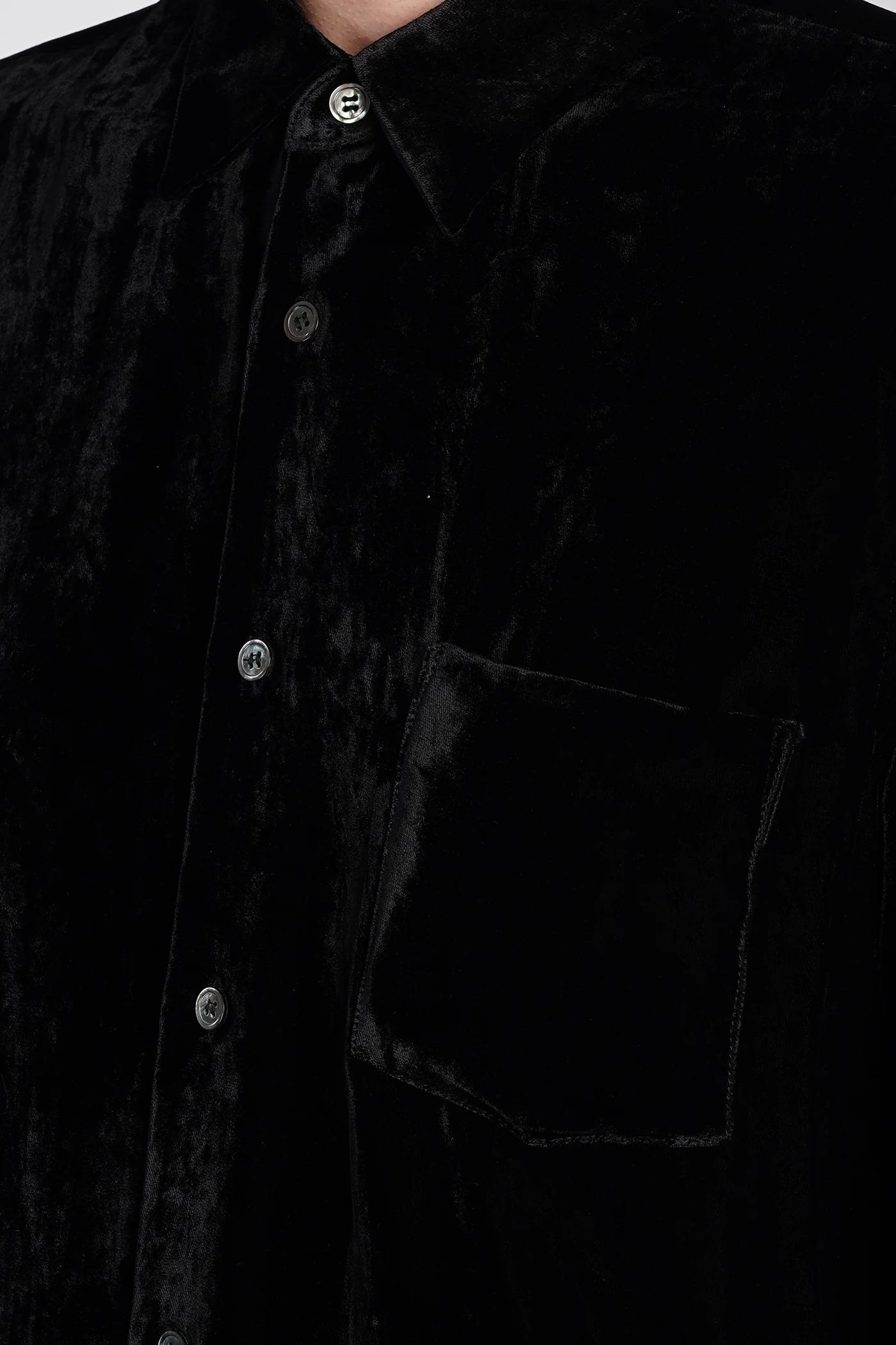 Shirt in black Rayon - Image 5
