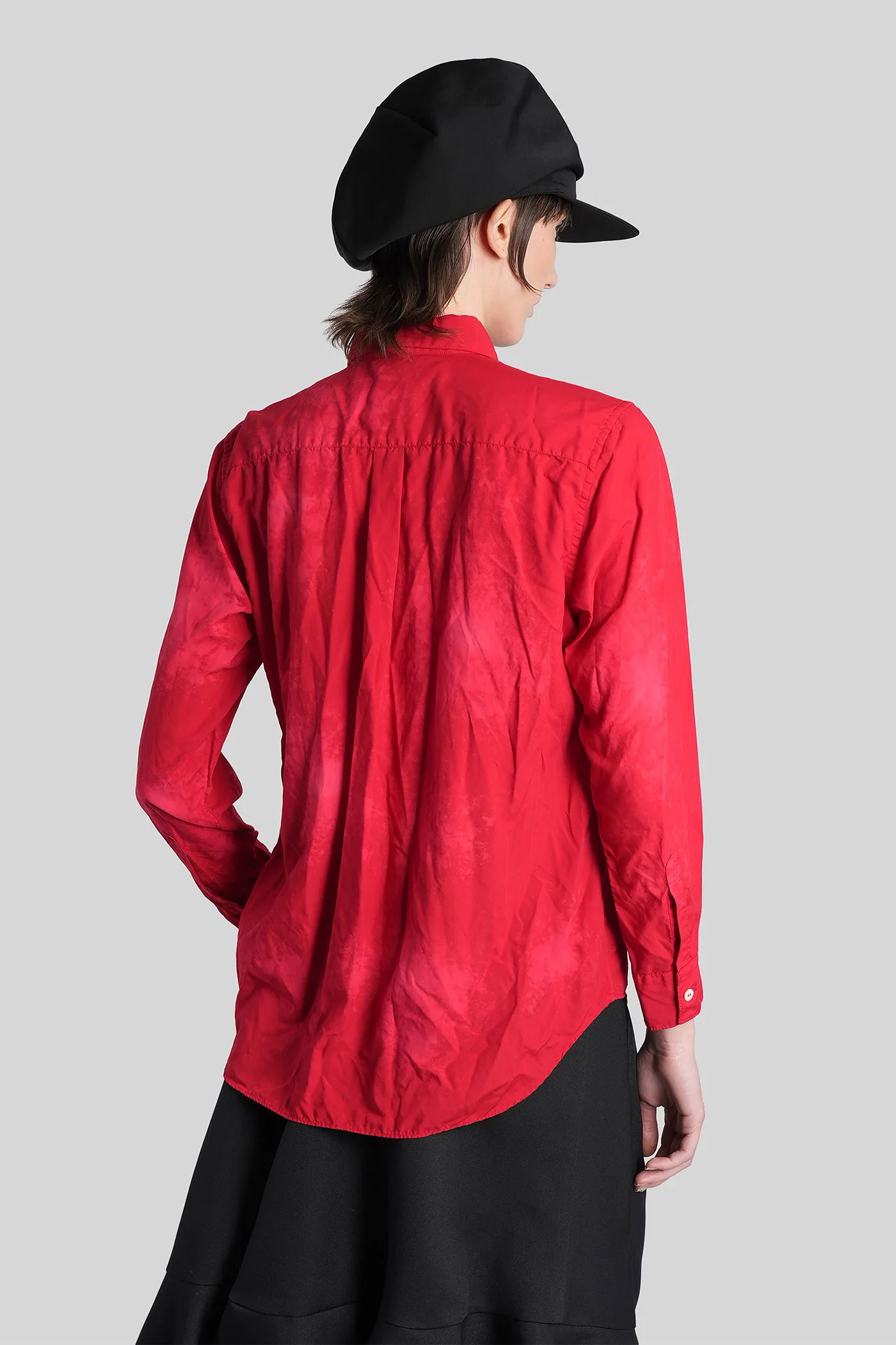 Shirt in red polyester - Image 3