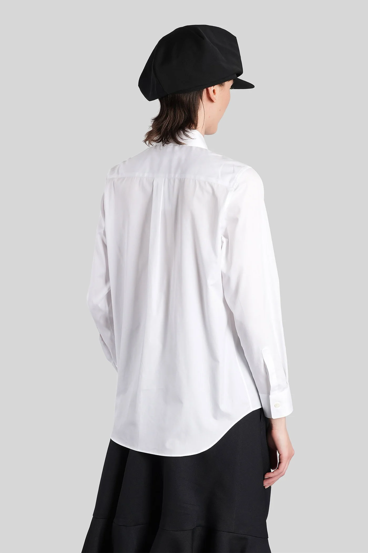 Shirt in white cotton - Image 3