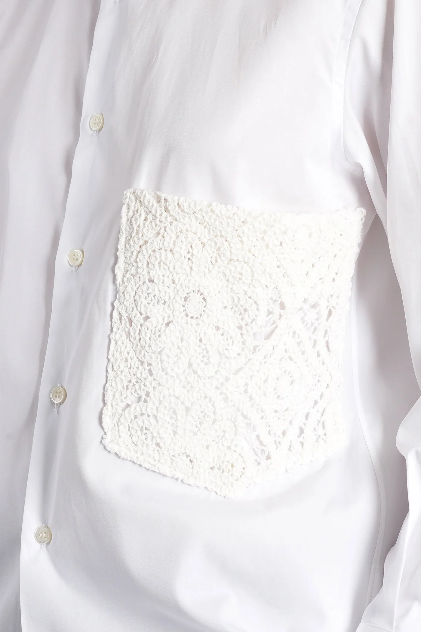 Shirt in white cotton - Image 5