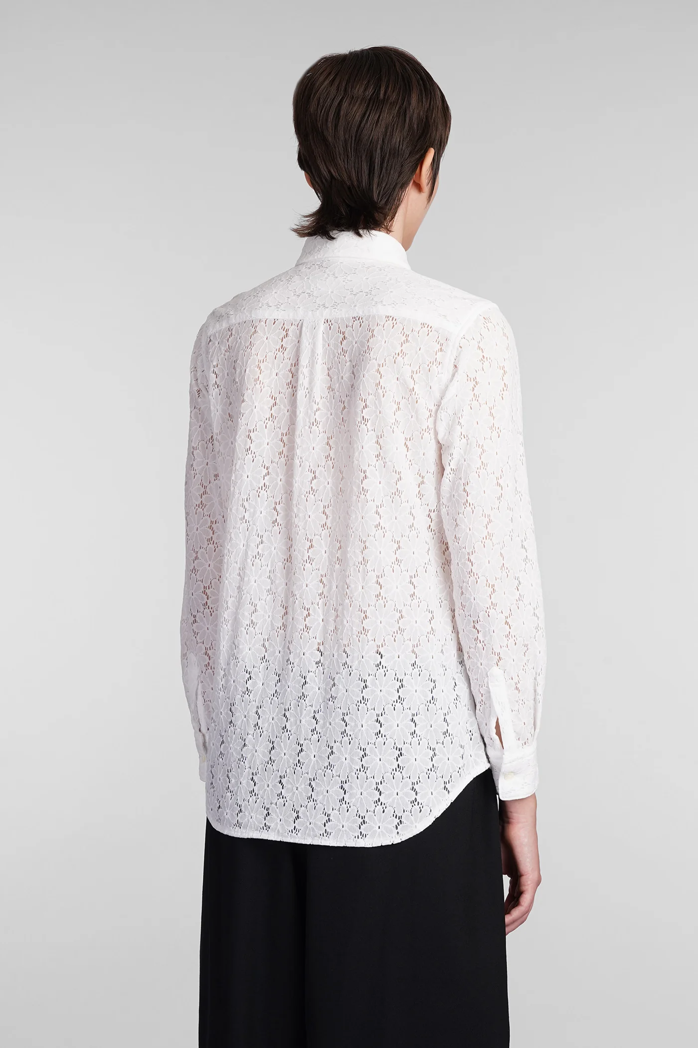 Shirt in white nylon - Image 3