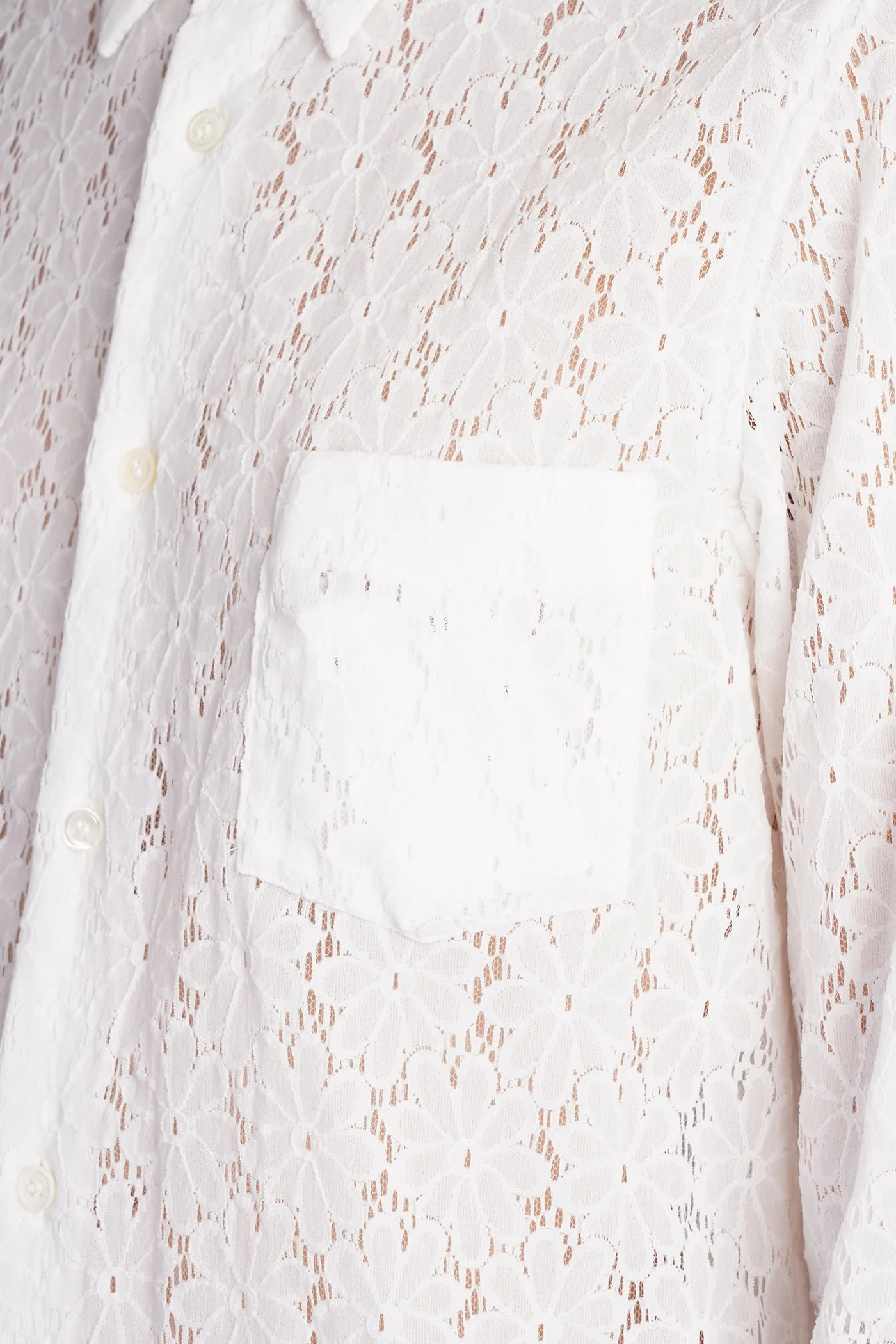 Shirt in white nylon - Image 5