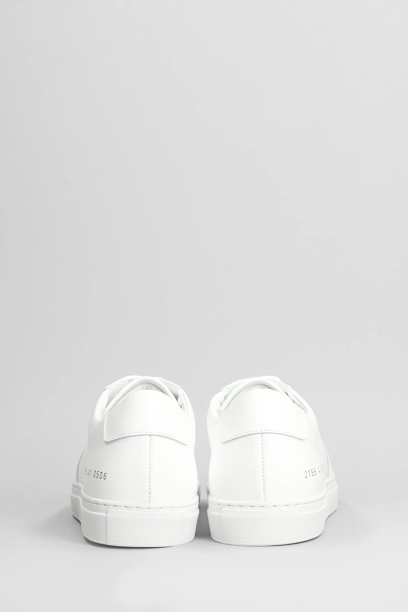 Bball Sneakers in white leather - Image 4
