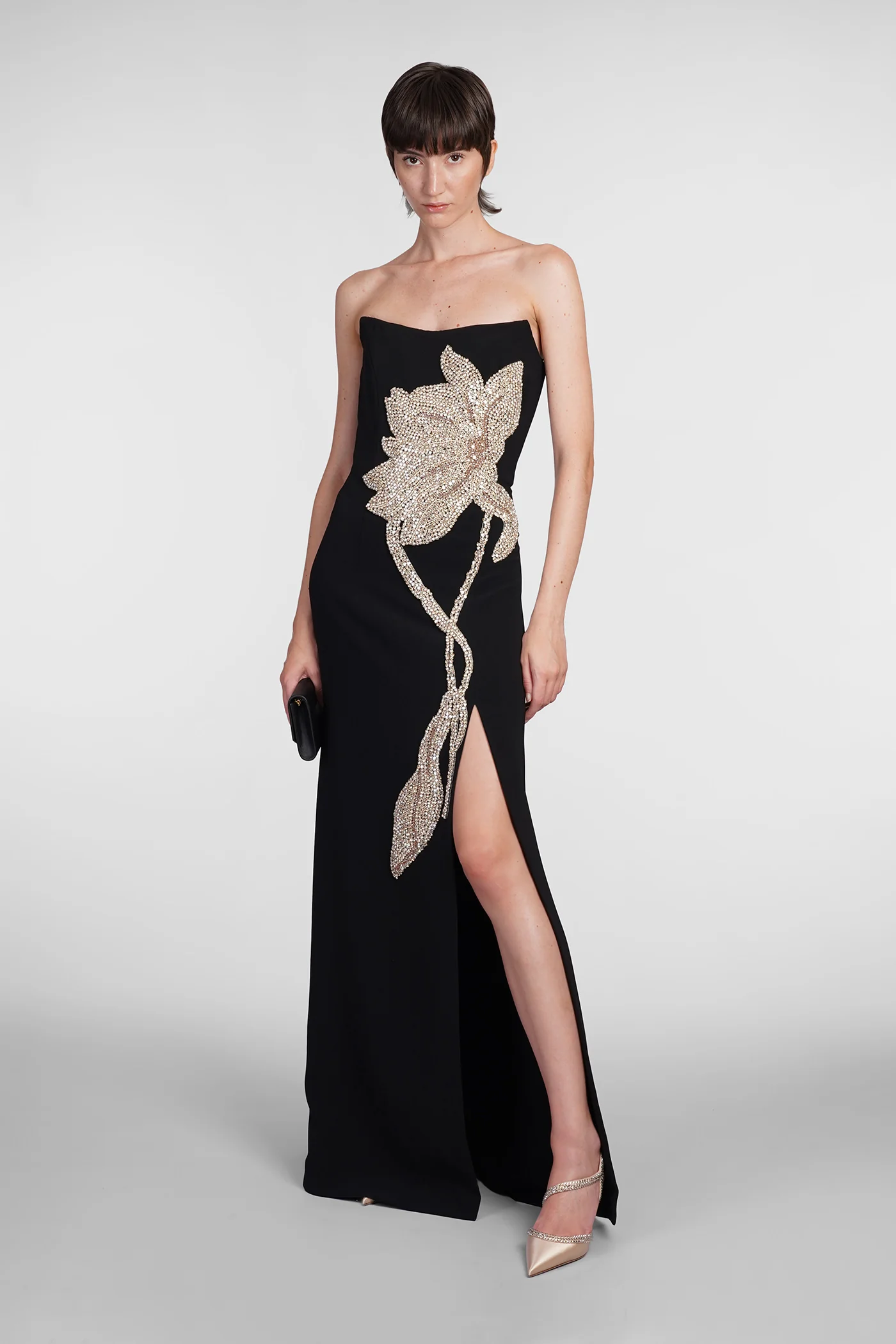 Fara Dress woman  in black polyester - Image 2