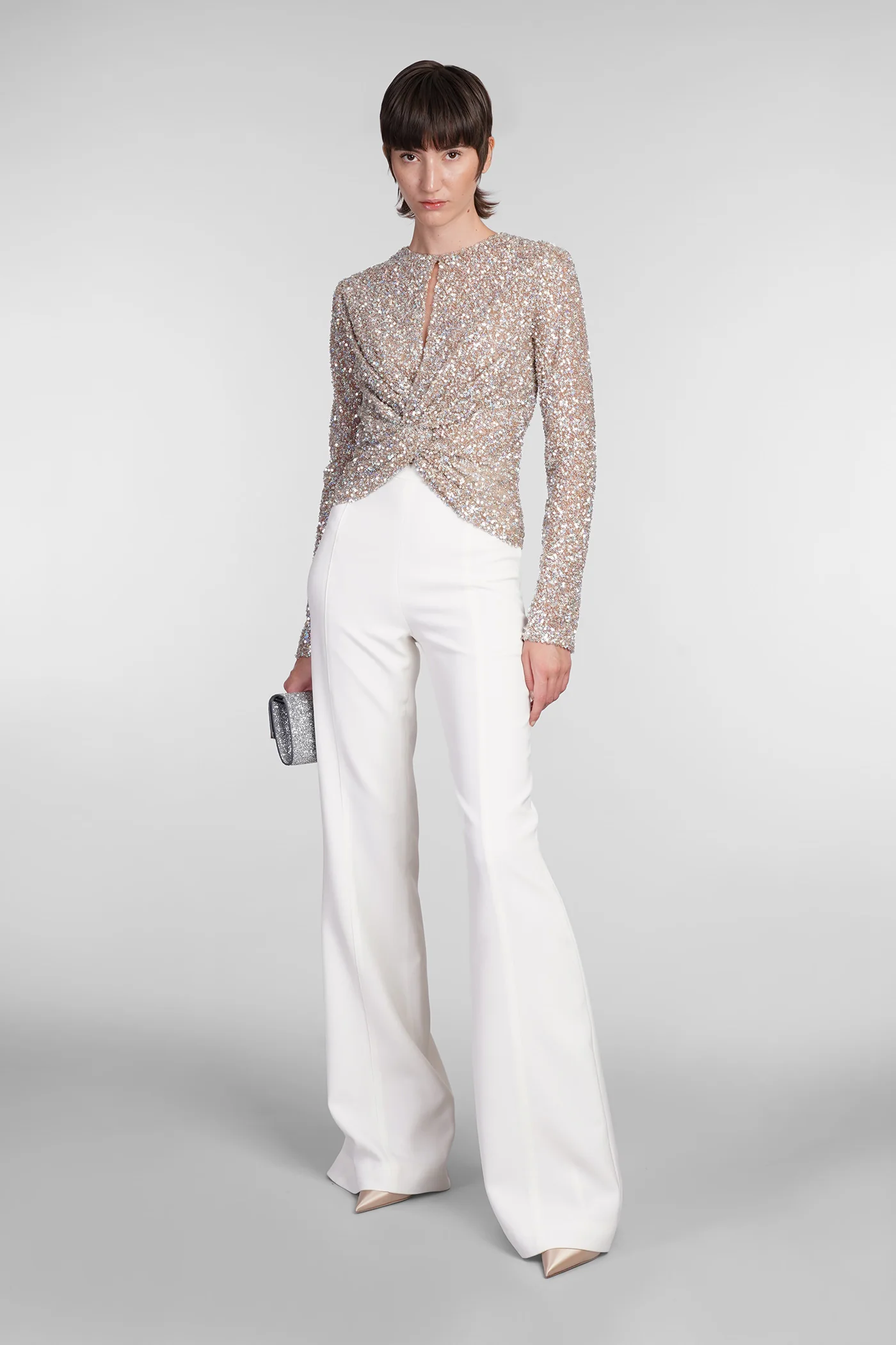 Noa Topwear in gold polyester - Image 2